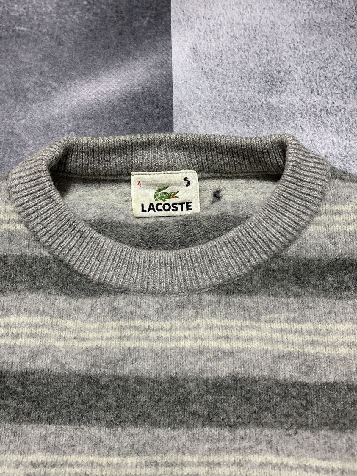 Lacoste × Vintage Vintage Y2K Lacoste striped sweaters streetwear size S Size S / US 4 / IT 40 - 4 Thumbnail