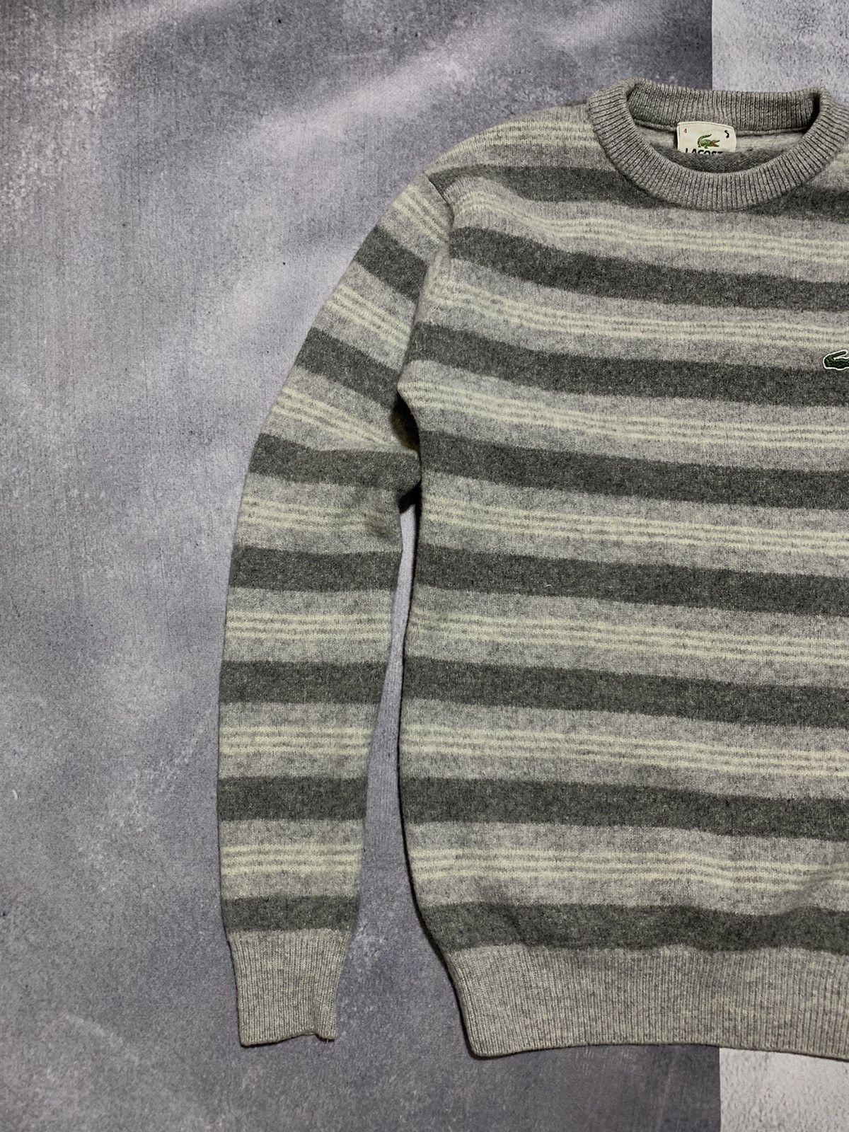 Lacoste × Vintage Vintage Y2K Lacoste striped sweaters streetwear size S Size S / US 4 / IT 40 - 2 Thumbnail