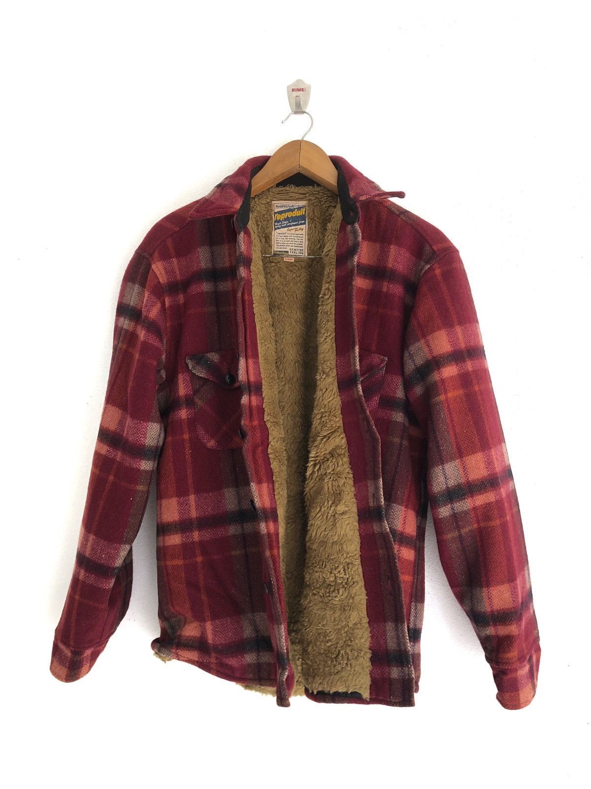 Japanese Brand Reproduit wool Multicolour Button jacket Fashion Week Size US XXL / EU 58 / 5 - 3 Thumbnail