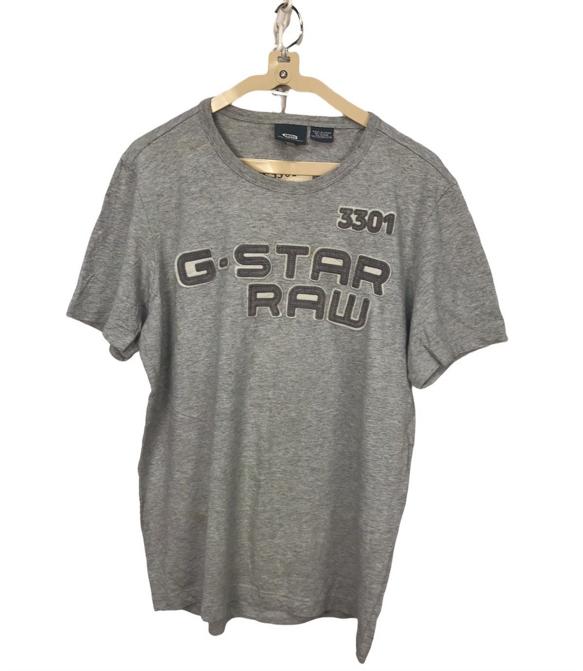 G-Star G-star raw spellout tshirt Size US M / EU 48-50 / 2 - 1 Thumbnail