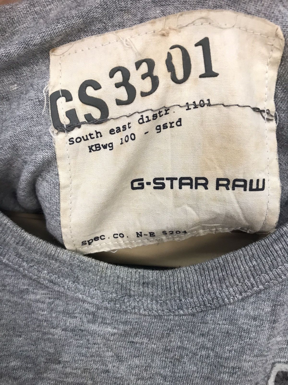 G-Star G-star raw spellout tshirt Size US M / EU 48-50 / 2 - 4 Thumbnail