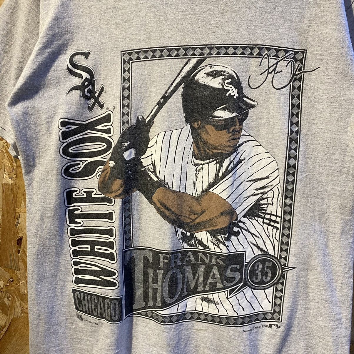 MLB × Nutmeg × Vintage VINTAGE RARE‼️Sox White MLB Player Frank Thomas By Nutmeg USA Size US L / EU 52-54 / 3 - 3 Thumbnail