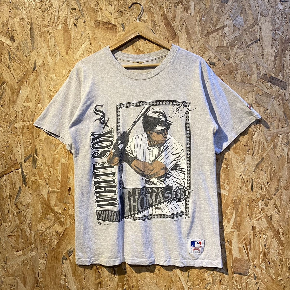 MLB × Nutmeg × Vintage VINTAGE RARE‼️Sox White MLB Player Frank Thomas By Nutmeg USA Size US L / EU 52-54 / 3 - 1 Thumbnail