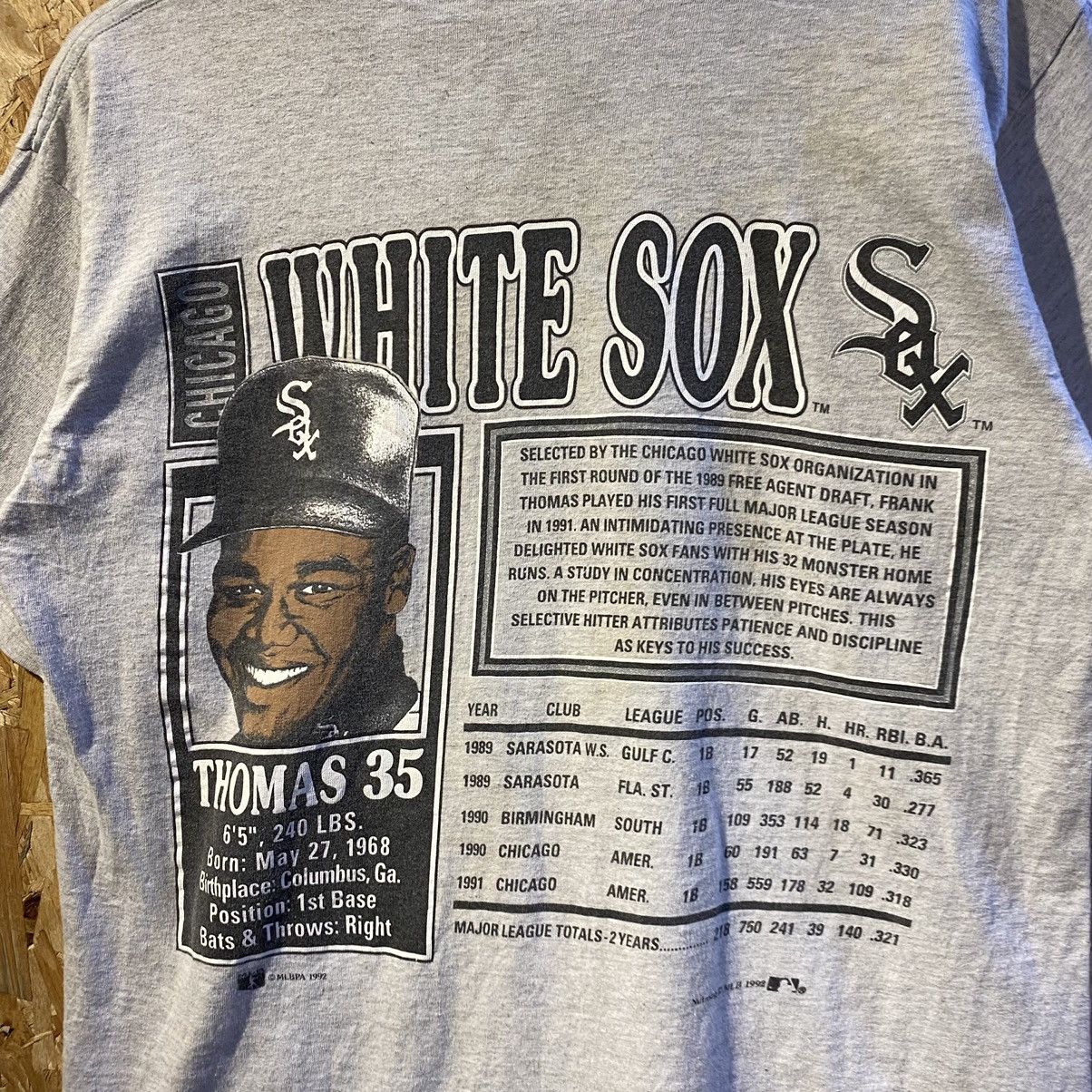 MLB × Nutmeg × Vintage VINTAGE RARE‼️Sox White MLB Player Frank Thomas By Nutmeg USA Size US L / EU 52-54 / 3 - 4 Thumbnail