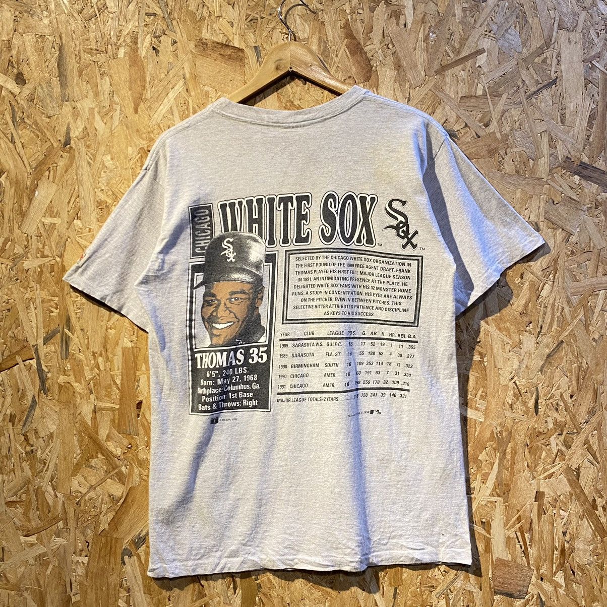 MLB × Nutmeg × Vintage VINTAGE RARE‼️Sox White MLB Player Frank Thomas By Nutmeg USA Size US L / EU 52-54 / 3 - 2 Thumbnail