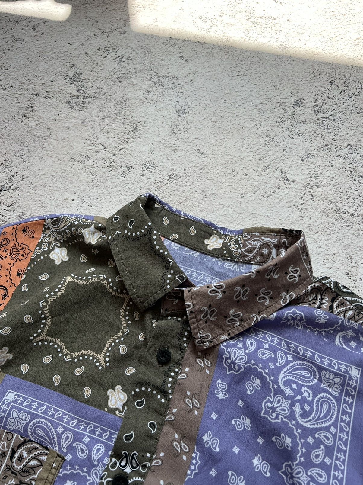 Karl Kani × Vintage Karl Kani bowling shirt long sleeve “ Bandana” Size US M / EU 48-50 / 2 - 3 Thumbnail
