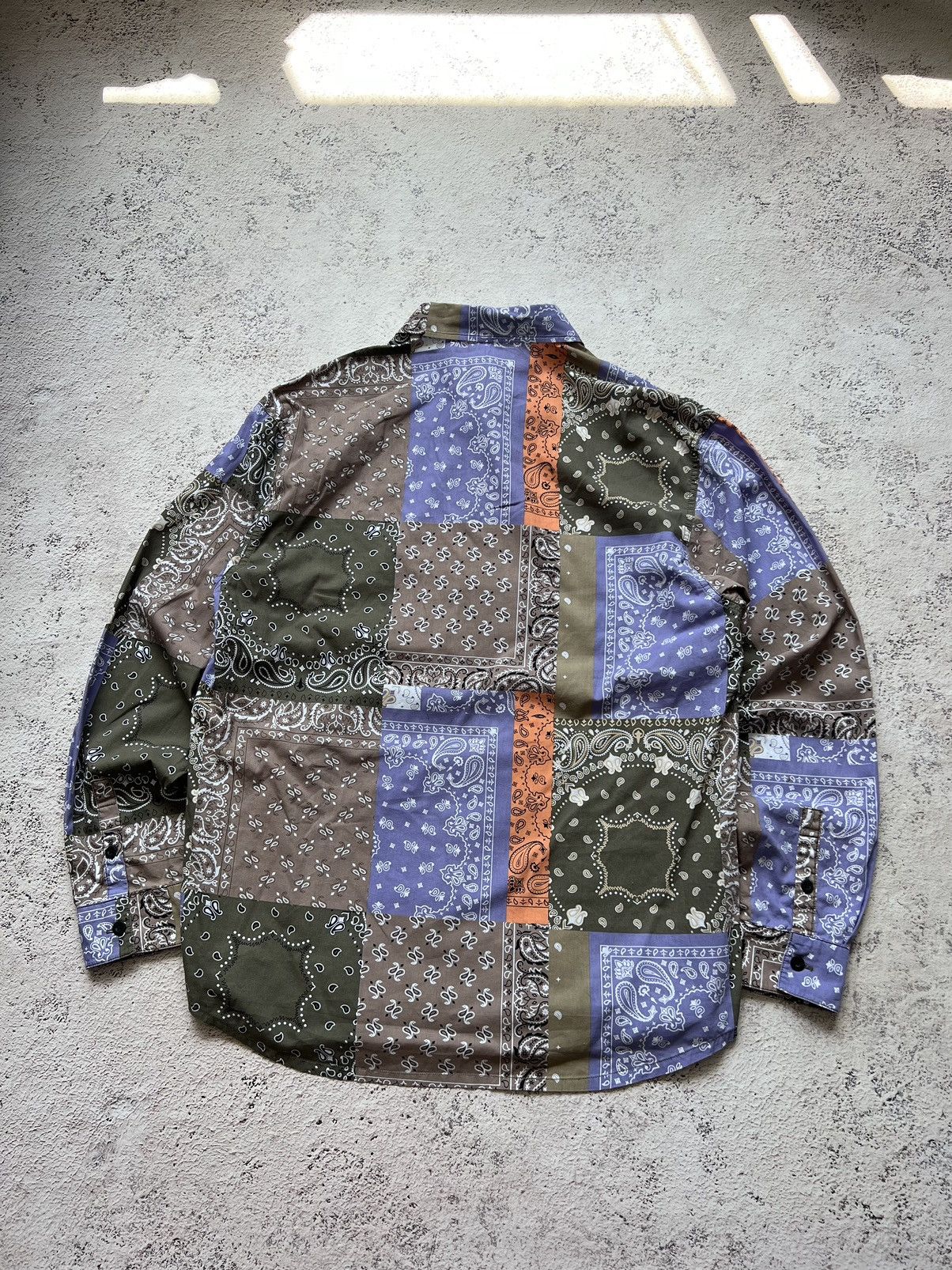 Karl Kani × Vintage Karl Kani bowling shirt long sleeve “ Bandana” Size US M / EU 48-50 / 2 - 8 Thumbnail