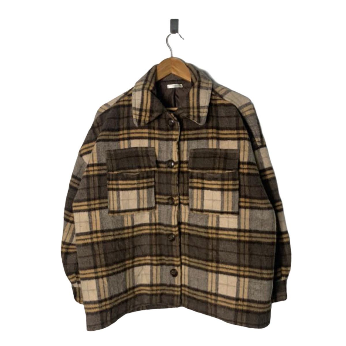 Flannel Wool Cashmere Flannel Shirt Jacket Style Size US M / EU 48-50 / 2 - 1 Thumbnail