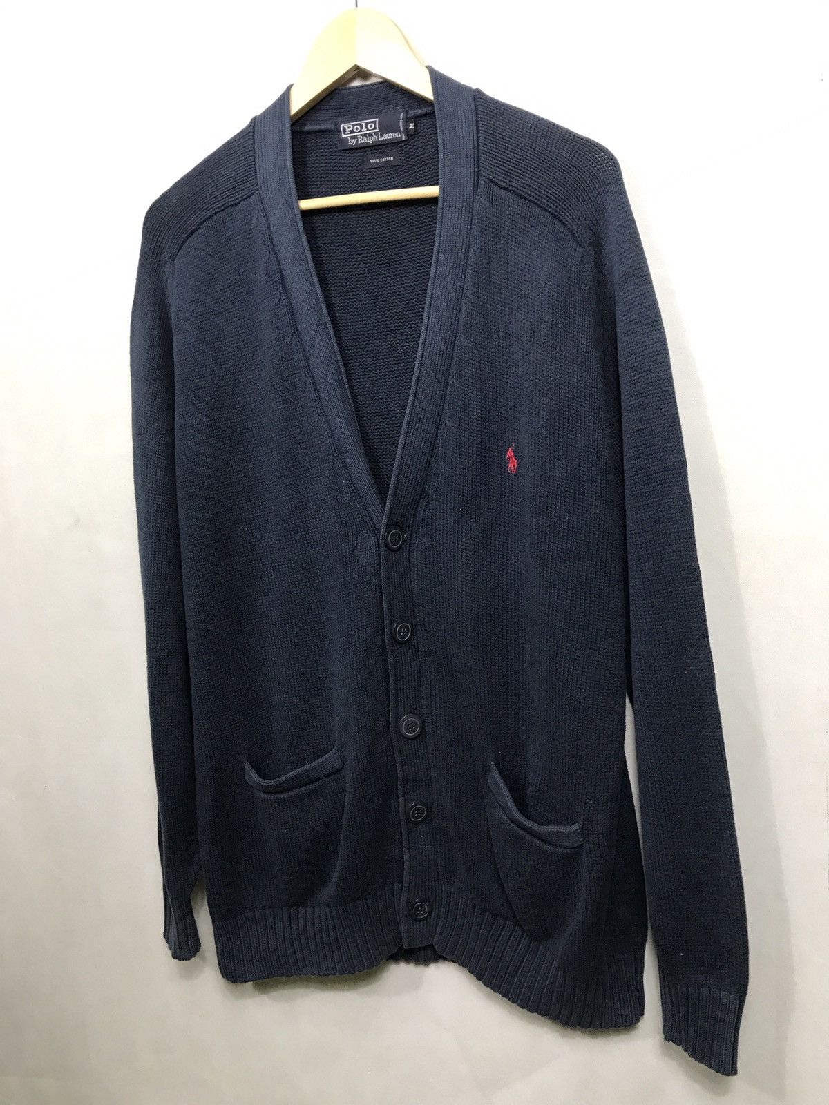 Polo Ralph Lauren 🔥Polo By Ralph Lauren Hand Knit Button Cardigan Size US M / EU 48-50 / 2 - 3 Thumbnail