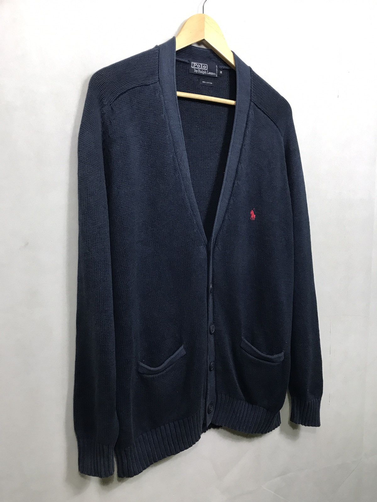 Polo Ralph Lauren 🔥Polo By Ralph Lauren Hand Knit Button Cardigan Size US M / EU 48-50 / 2 - 2 Thumbnail