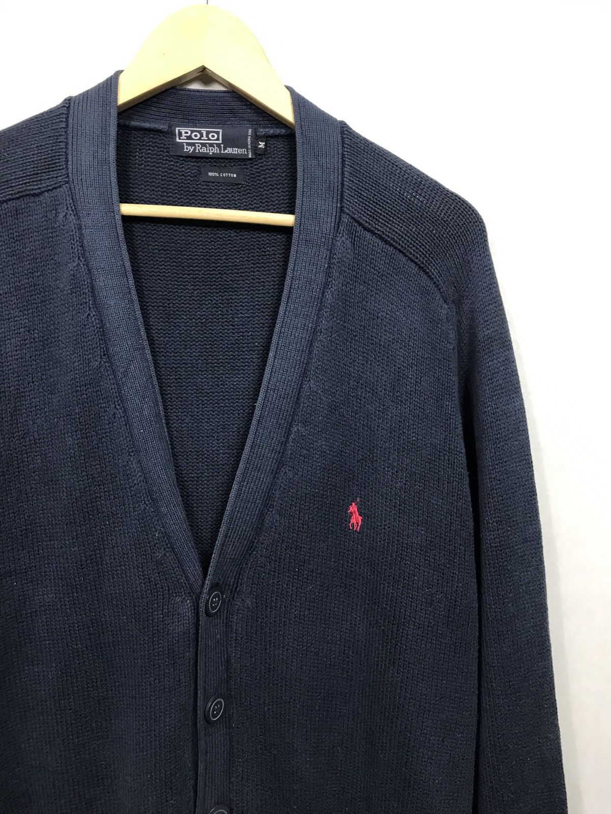 Polo Ralph Lauren 🔥Polo By Ralph Lauren Hand Knit Button Cardigan Size US M / EU 48-50 / 2 - 4 Thumbnail