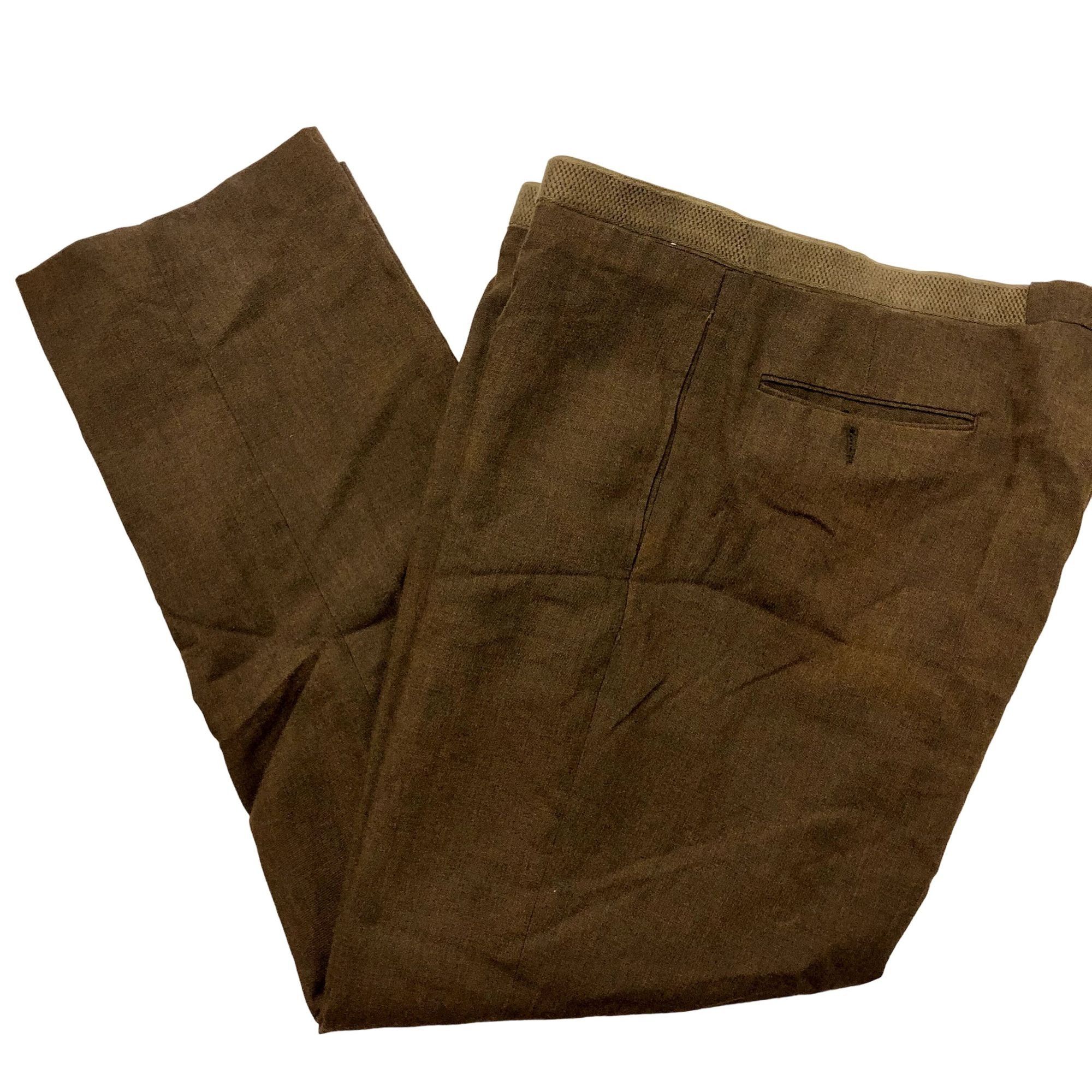 50's SHARKSKIN Trousers ROCKABILLY Wool Dress Pants 38/29
