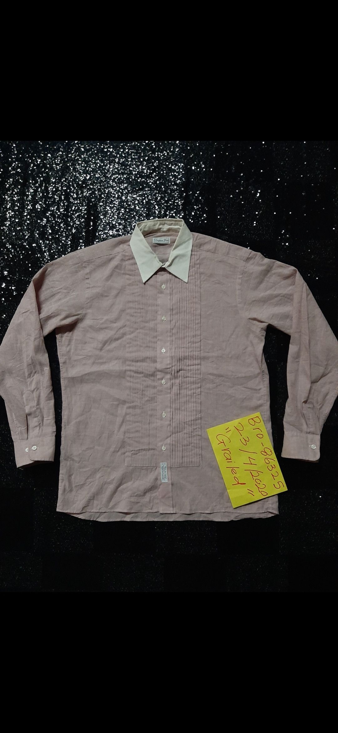 Christian Dior Monsieur × Designer × Vintage vintage christian Dior chemises shirt long sleeve Size US L / EU 52-54 / 3 - 1 Thumbnail