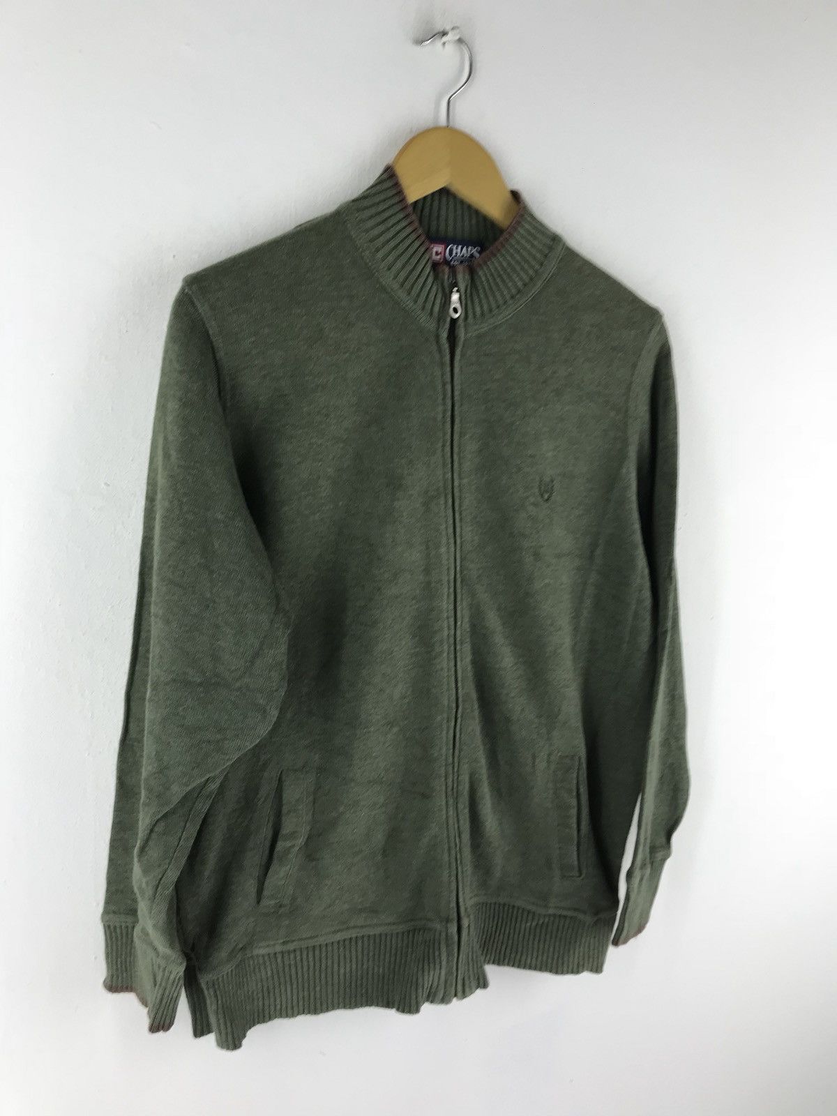 Chaps Ralph Lauren Chaps Ralph Lauren Green Zip Up Size US L / EU 52-54 / 3 - 3 Thumbnail