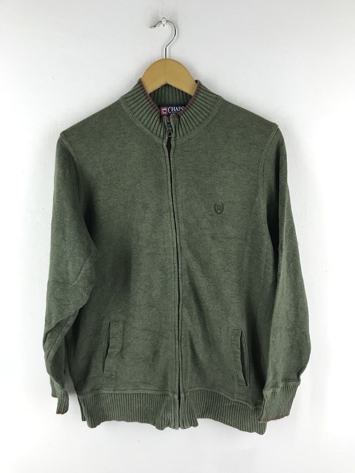 Chaps Ralph Lauren Chaps Ralph Lauren Green Zip Up Size US L / EU 52-54 / 3 - 1 Thumbnail