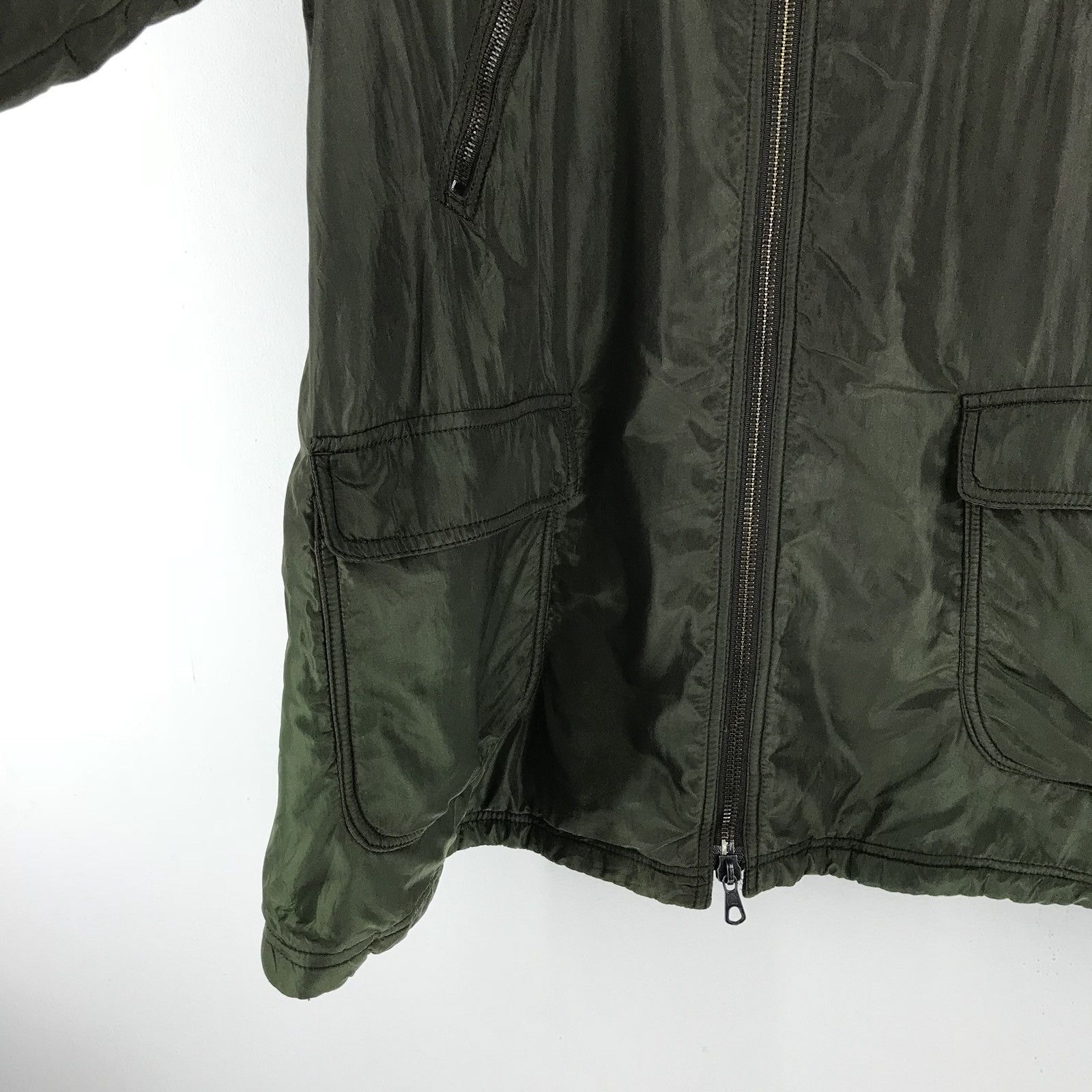 Byblos 💥Vintage Byblos Blu Olive Green Wool Lining Lampo Zipper Size US M / EU 48-50 / 2 - 7 Thumbnail