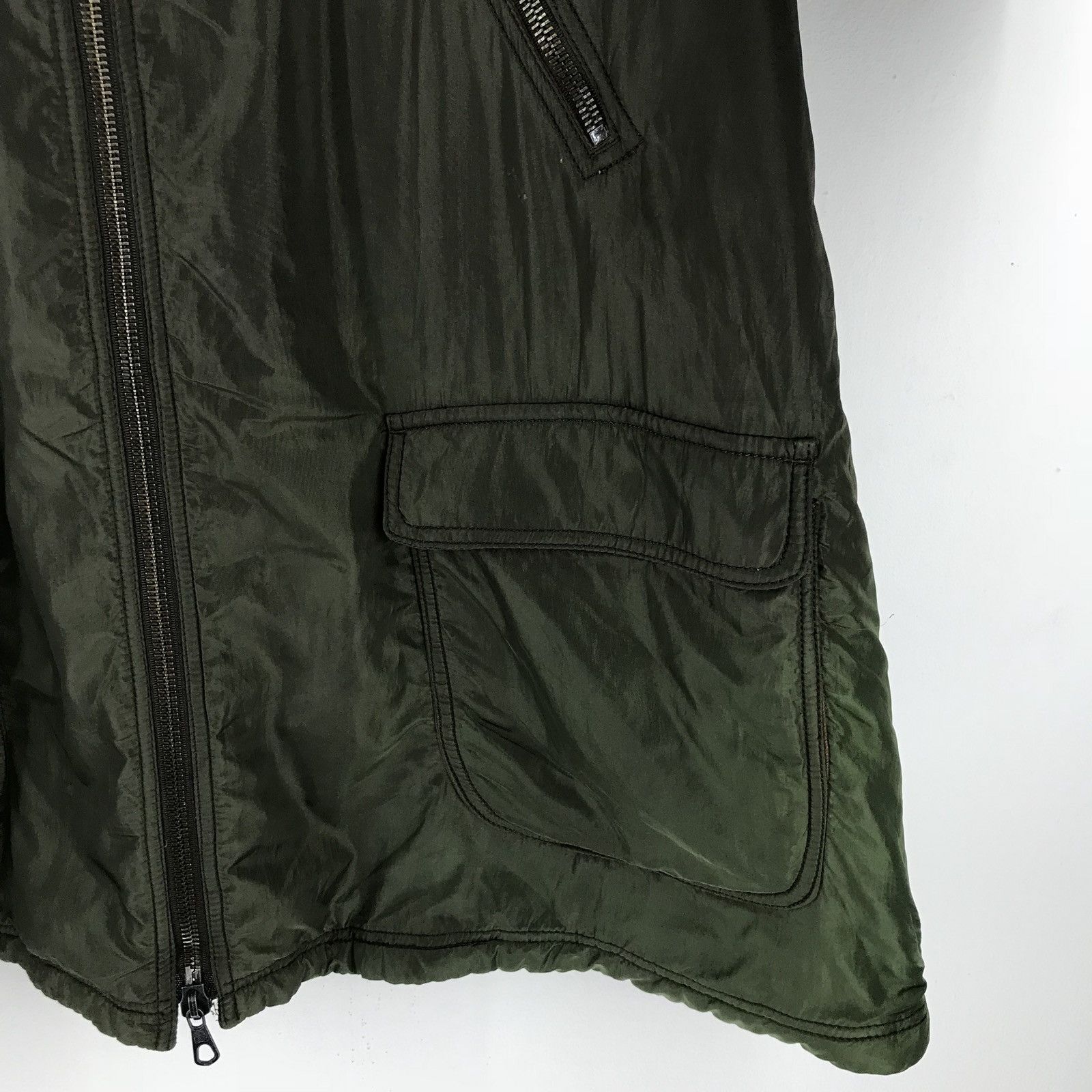 Byblos 💥Vintage Byblos Blu Olive Green Wool Lining Lampo Zipper Size US M / EU 48-50 / 2 - 6 Thumbnail