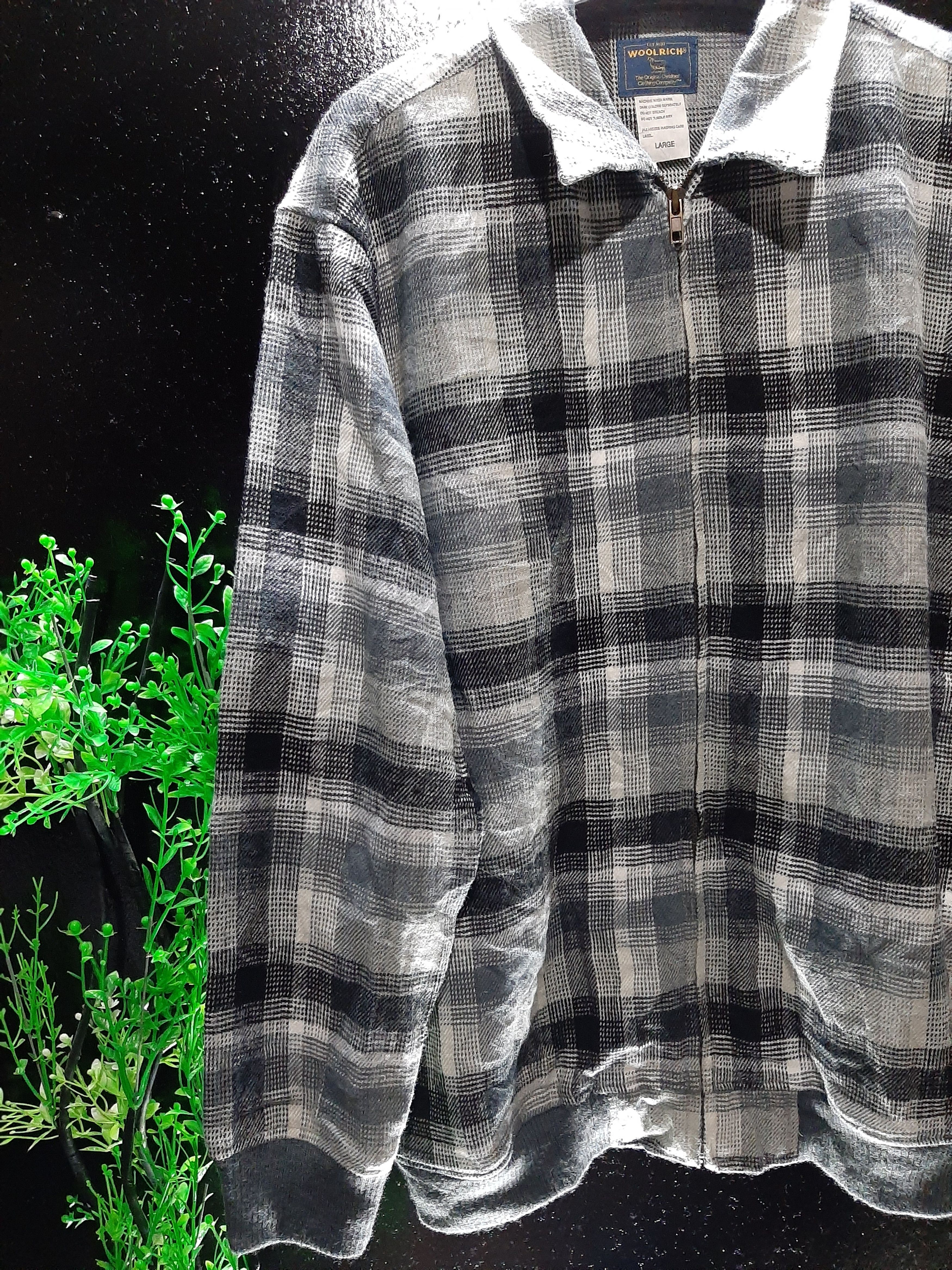Vintage × Woolrich Woolen Mills VINTAGE WOOLRICH ZIPPER WOOL JACKET Size US L / EU 52-54 / 3 - 4 Thumbnail