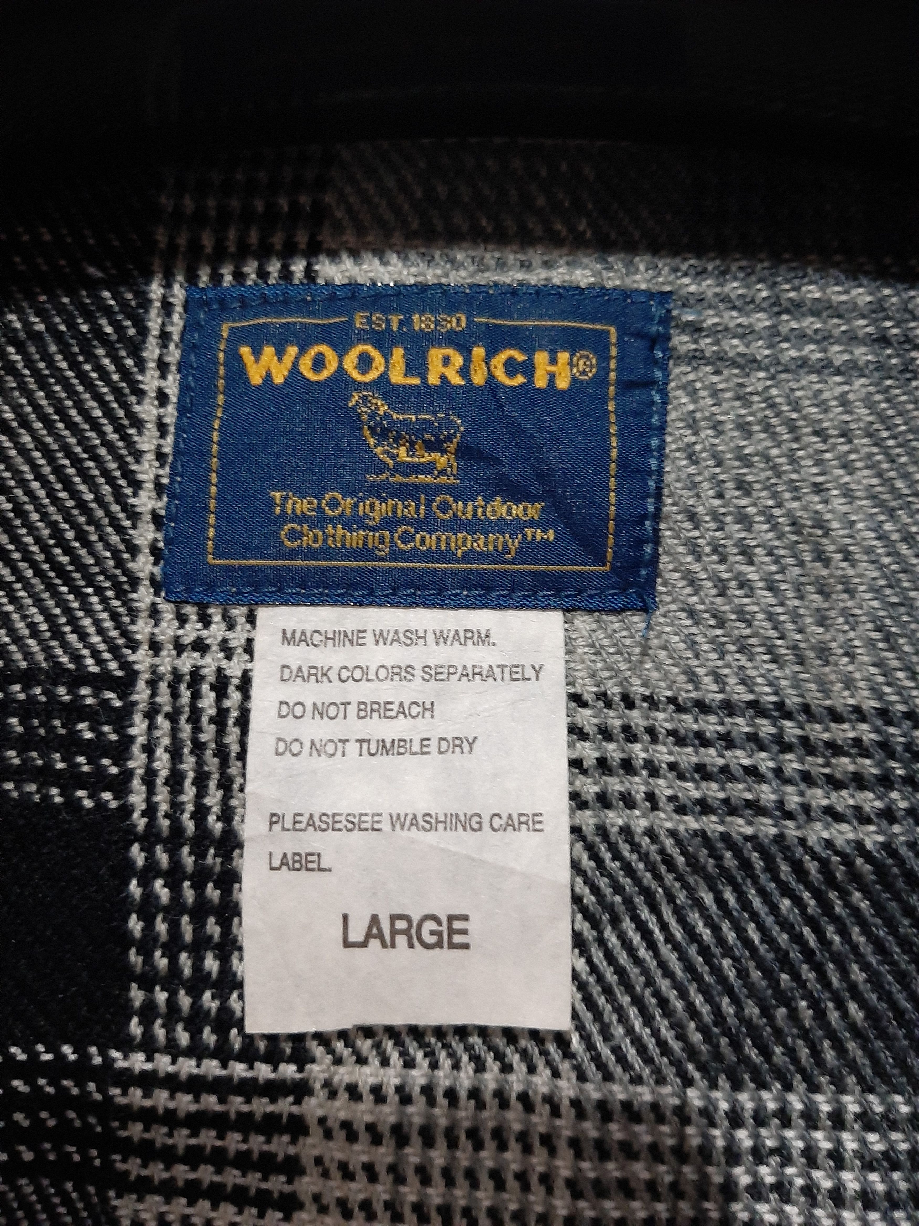Vintage × Woolrich Woolen Mills VINTAGE WOOLRICH ZIPPER WOOL JACKET Size US L / EU 52-54 / 3 - 3 Thumbnail