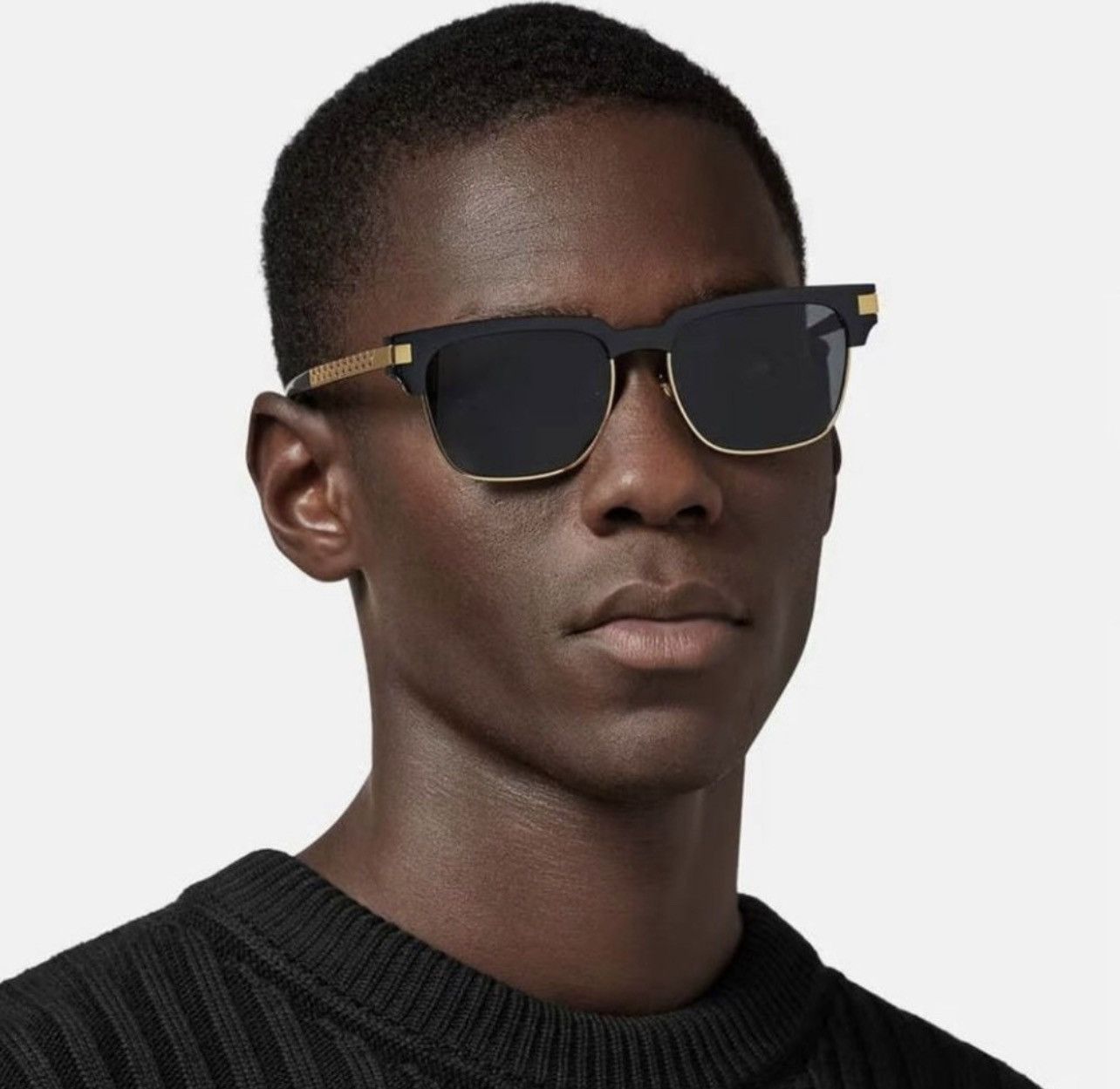 image of New Versace Ve4447 Gb1/87 Sunglasses Versace Mod 4447 in Black, Men's