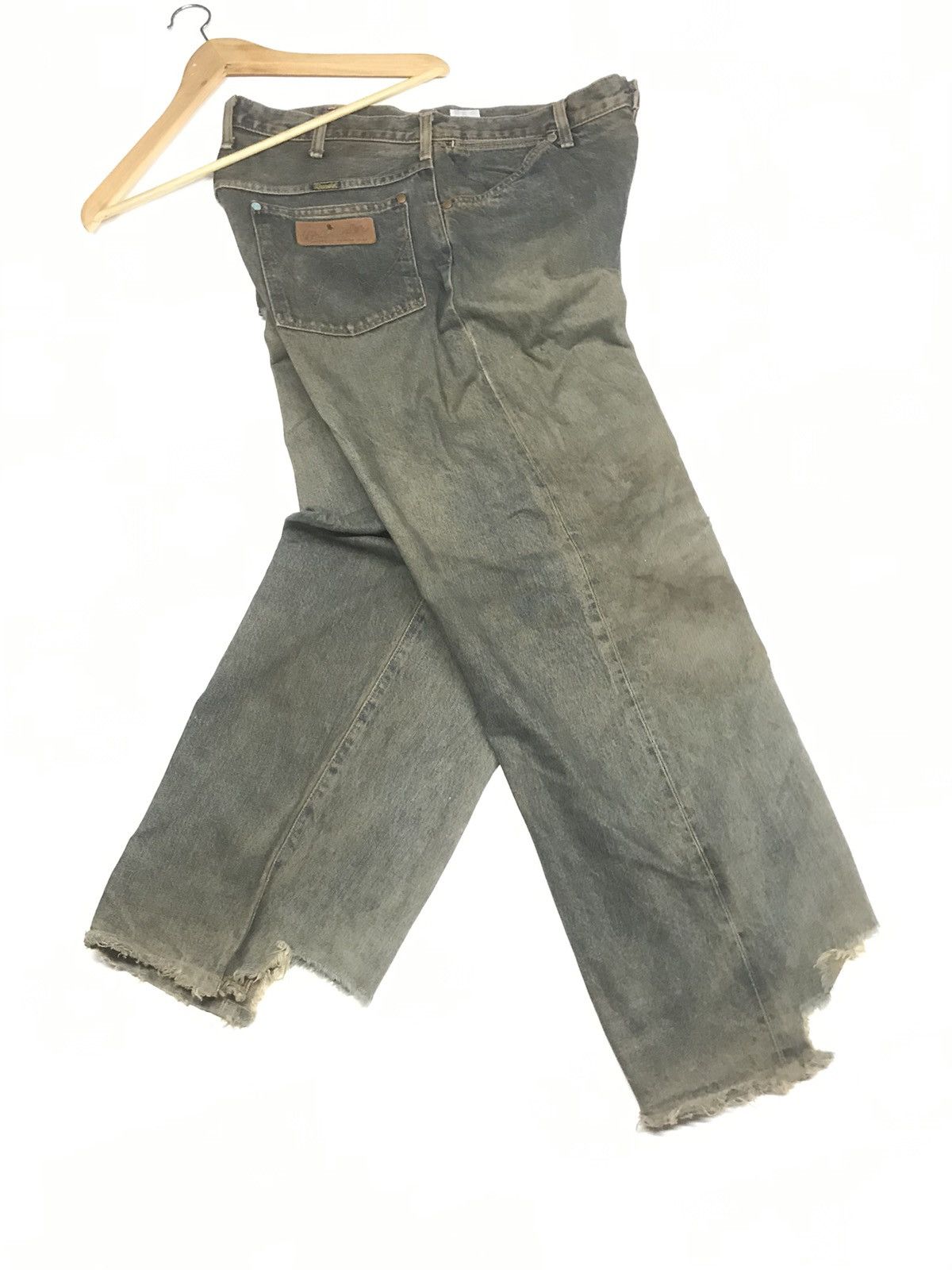 Vintage × Wrangler VINTAGE RUSTY WRANGLER BLUE BELL 🔔 DISTRESSED SELVEDGE DENIM Size US 34 / EU 50 - 5 Thumbnail