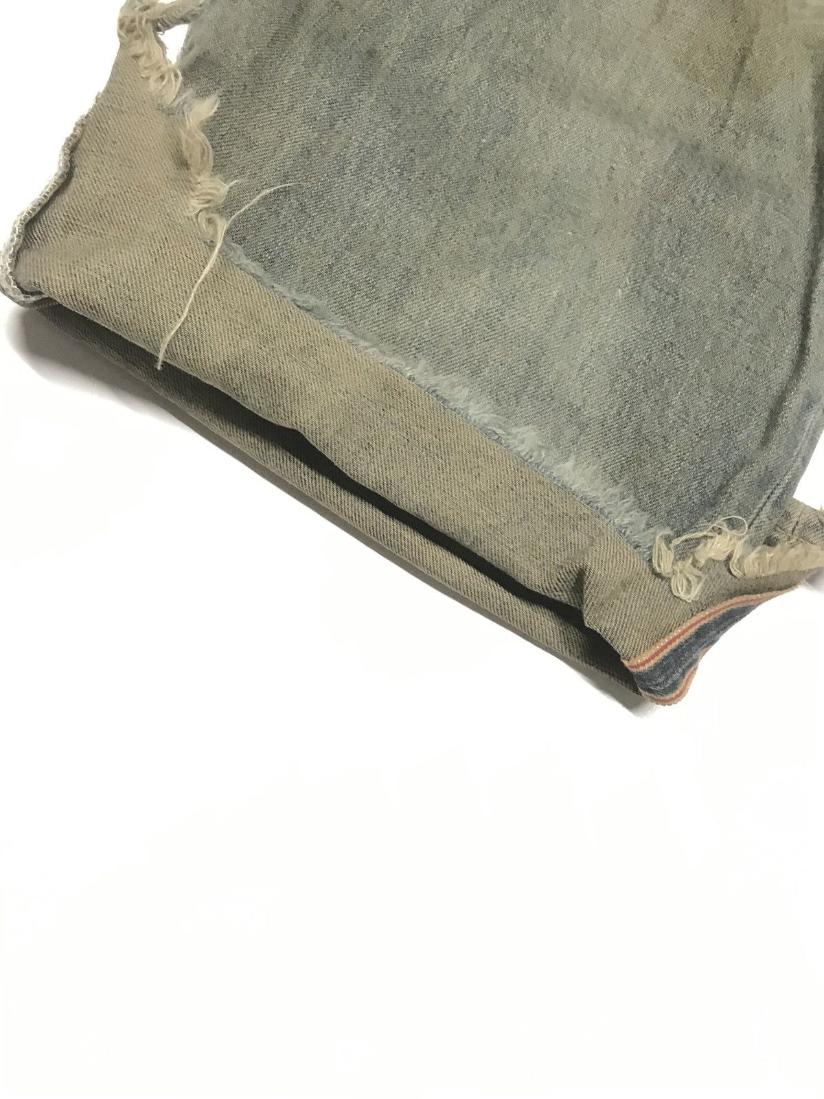 Vintage × Wrangler VINTAGE RUSTY WRANGLER BLUE BELL 🔔 DISTRESSED SELVEDGE DENIM Size US 34 / EU 50 - 11 Thumbnail