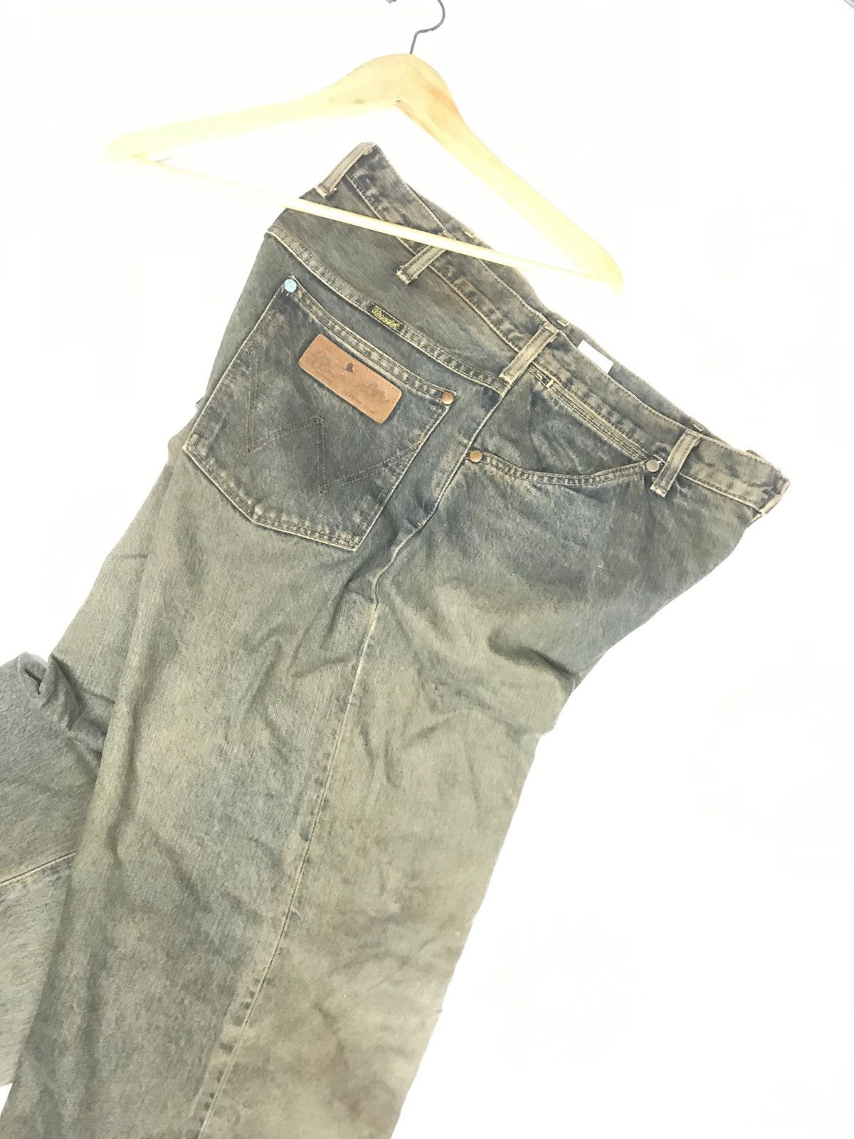 Vintage × Wrangler VINTAGE RUSTY WRANGLER BLUE BELL 🔔 DISTRESSED SELVEDGE DENIM Size US 34 / EU 50 - 6 Thumbnail
