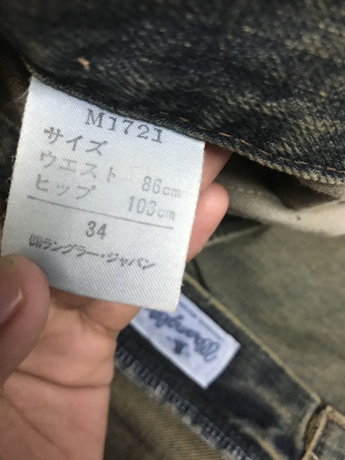 Vintage × Wrangler VINTAGE RUSTY WRANGLER BLUE BELL 🔔 DISTRESSED SELVEDGE DENIM Size US 34 / EU 50 - 14 Thumbnail
