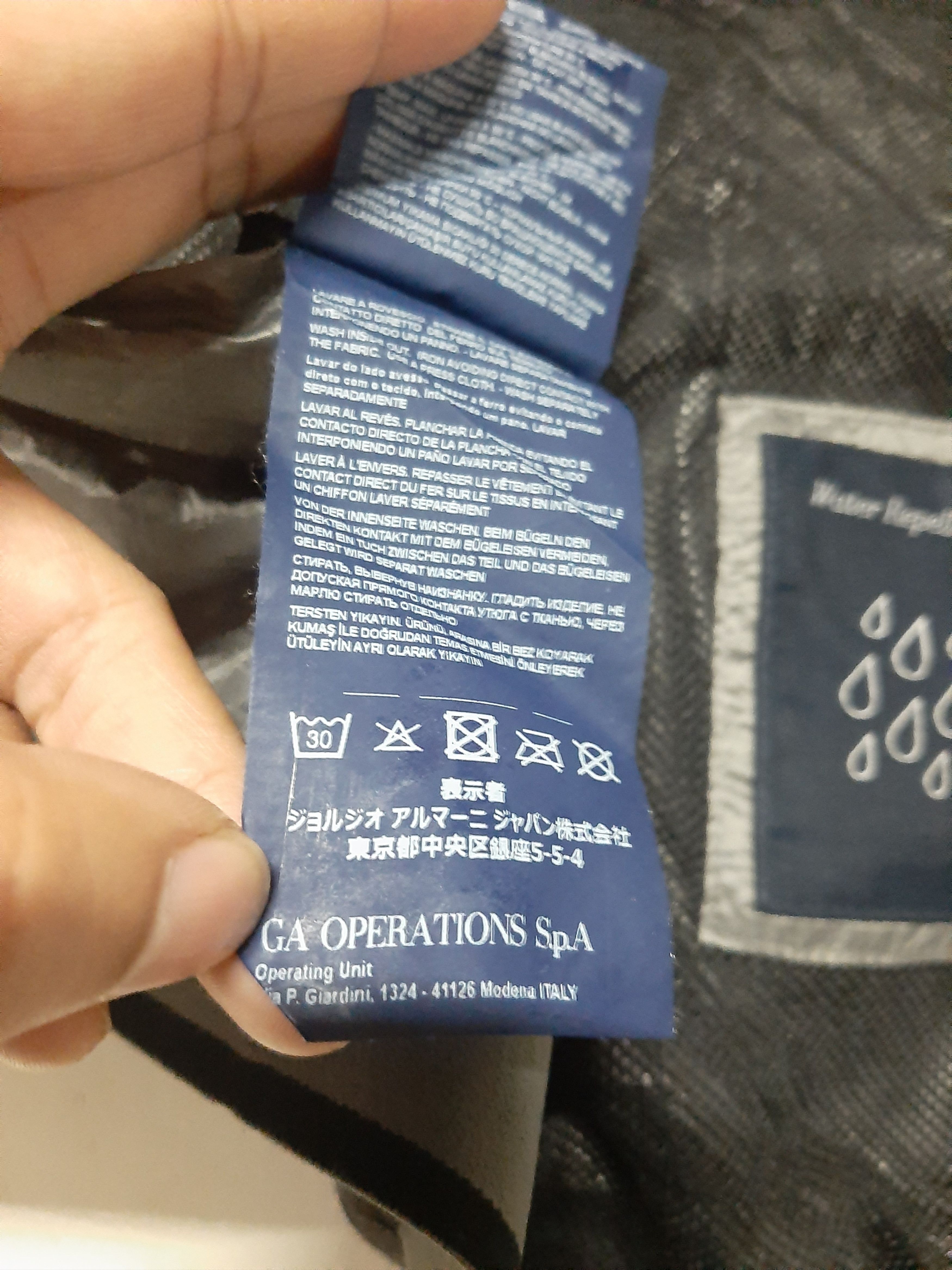 Armani × Designer × Vintage VINTAGE ARMANI JEANS WATER REPELLENT JACKET SINGLE LAYER Size US M / EU 48-50 / 2 - 11 Thumbnail