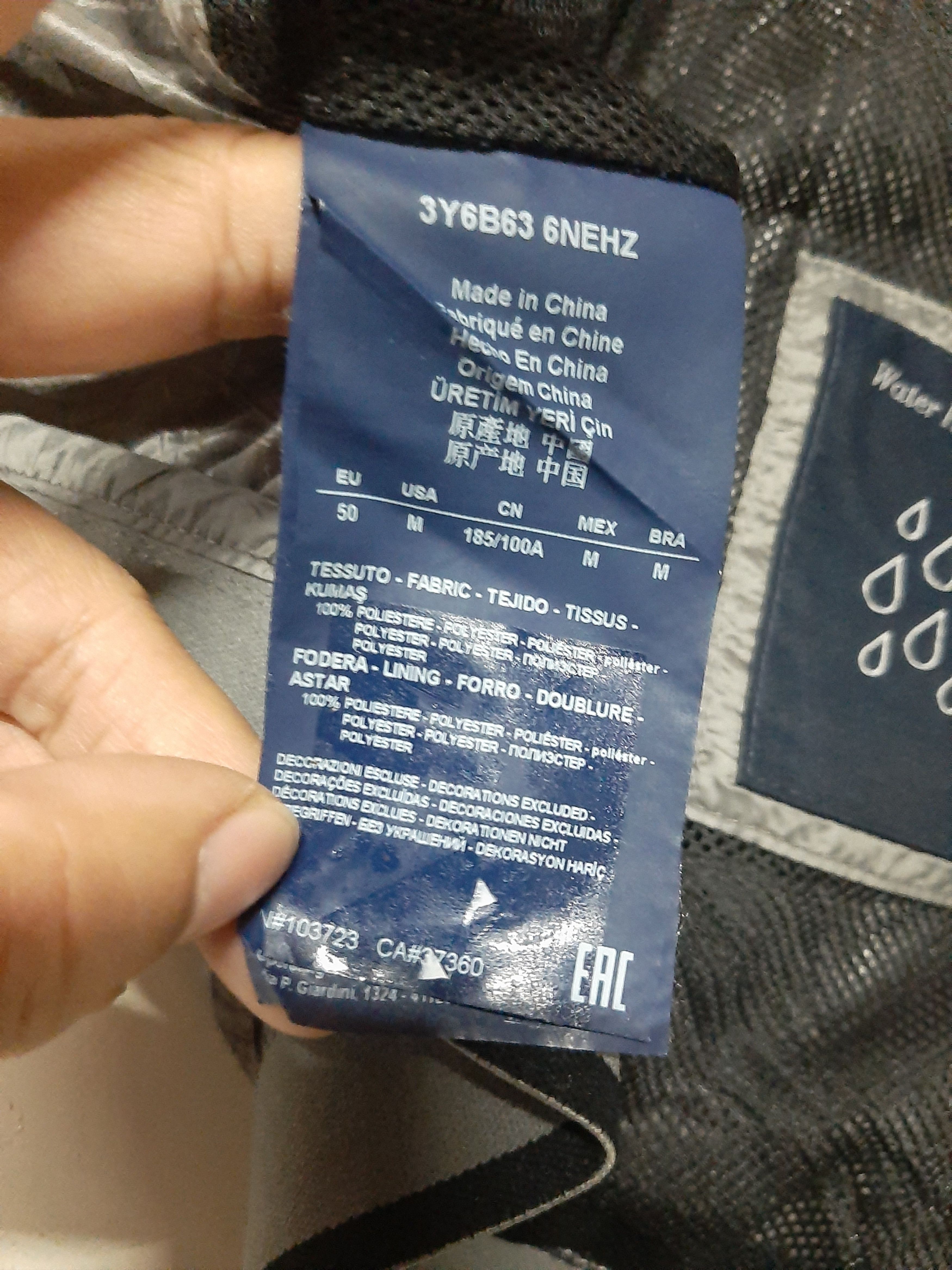 Armani × Designer × Vintage VINTAGE ARMANI JEANS WATER REPELLENT JACKET SINGLE LAYER Size US M / EU 48-50 / 2 - 10 Thumbnail