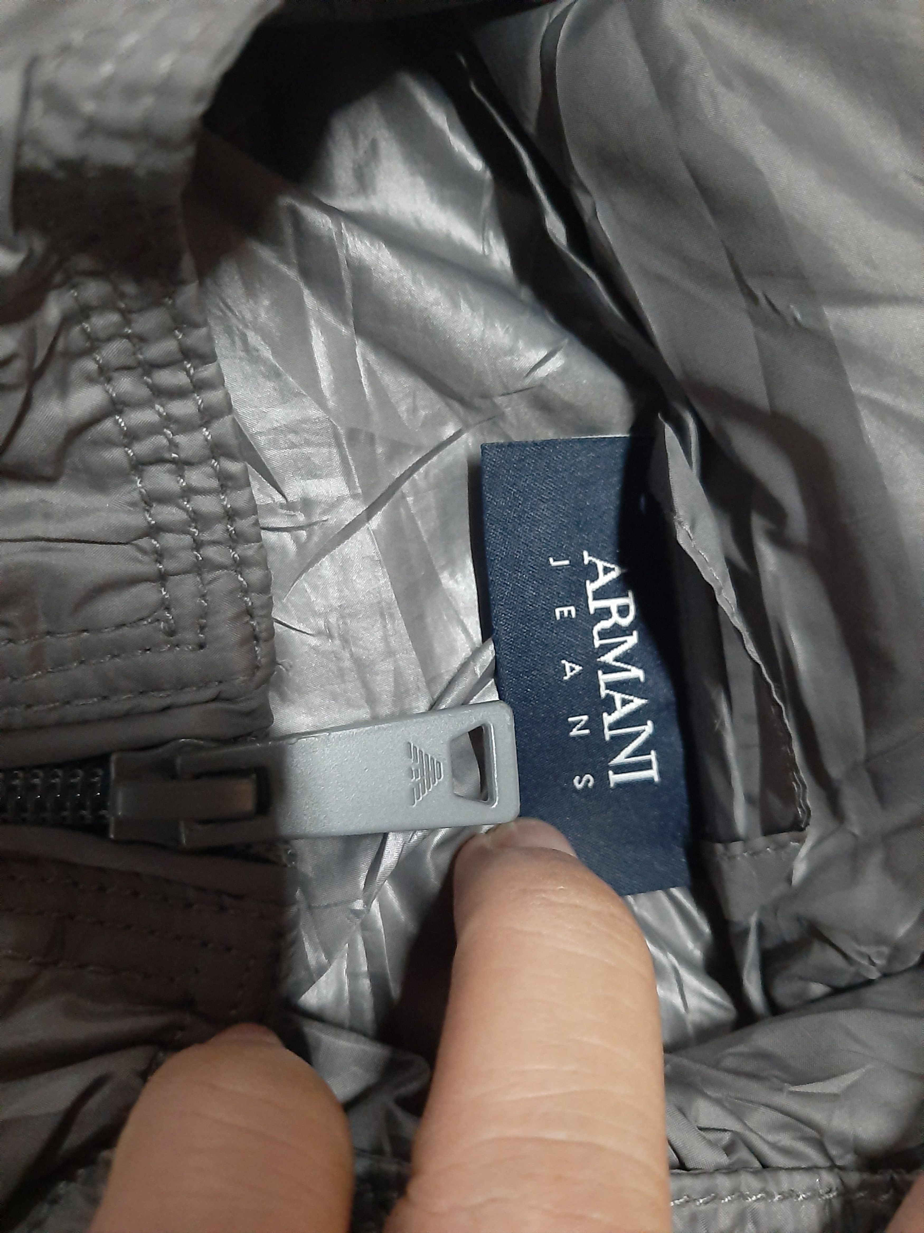 Armani × Designer × Vintage VINTAGE ARMANI JEANS WATER REPELLENT JACKET SINGLE LAYER Size US M / EU 48-50 / 2 - 3 Thumbnail