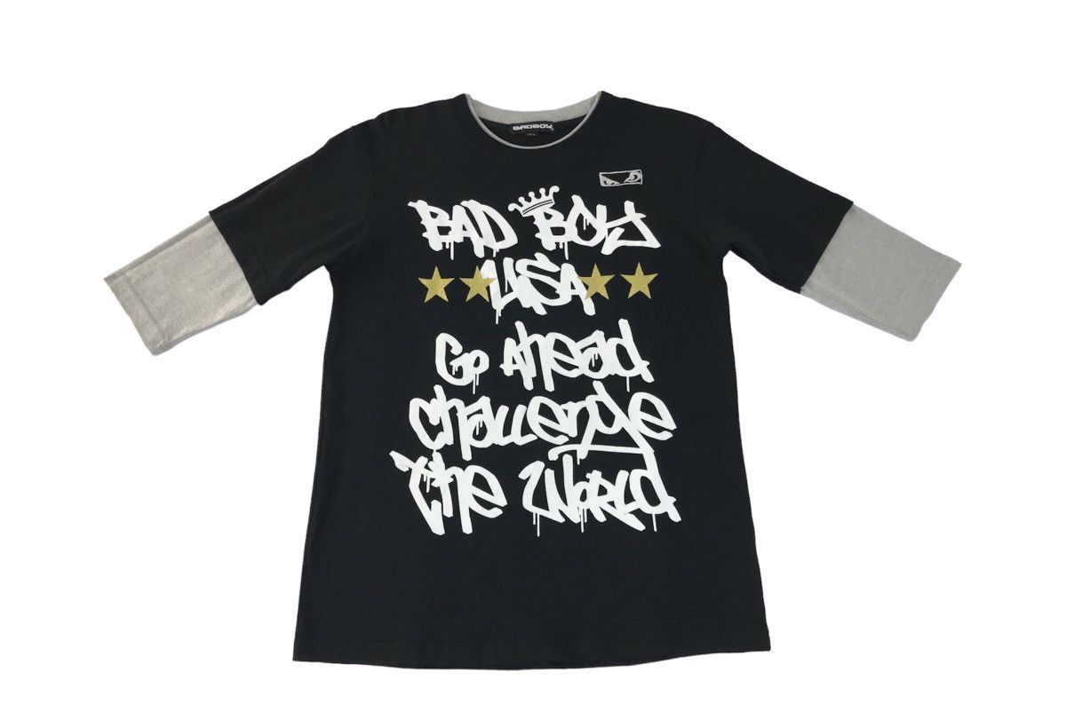 Japanese Brand Badboy Usa linked arms Logo Tee Style Size US M / EU 48-50 / 2 - 1 Thumbnail