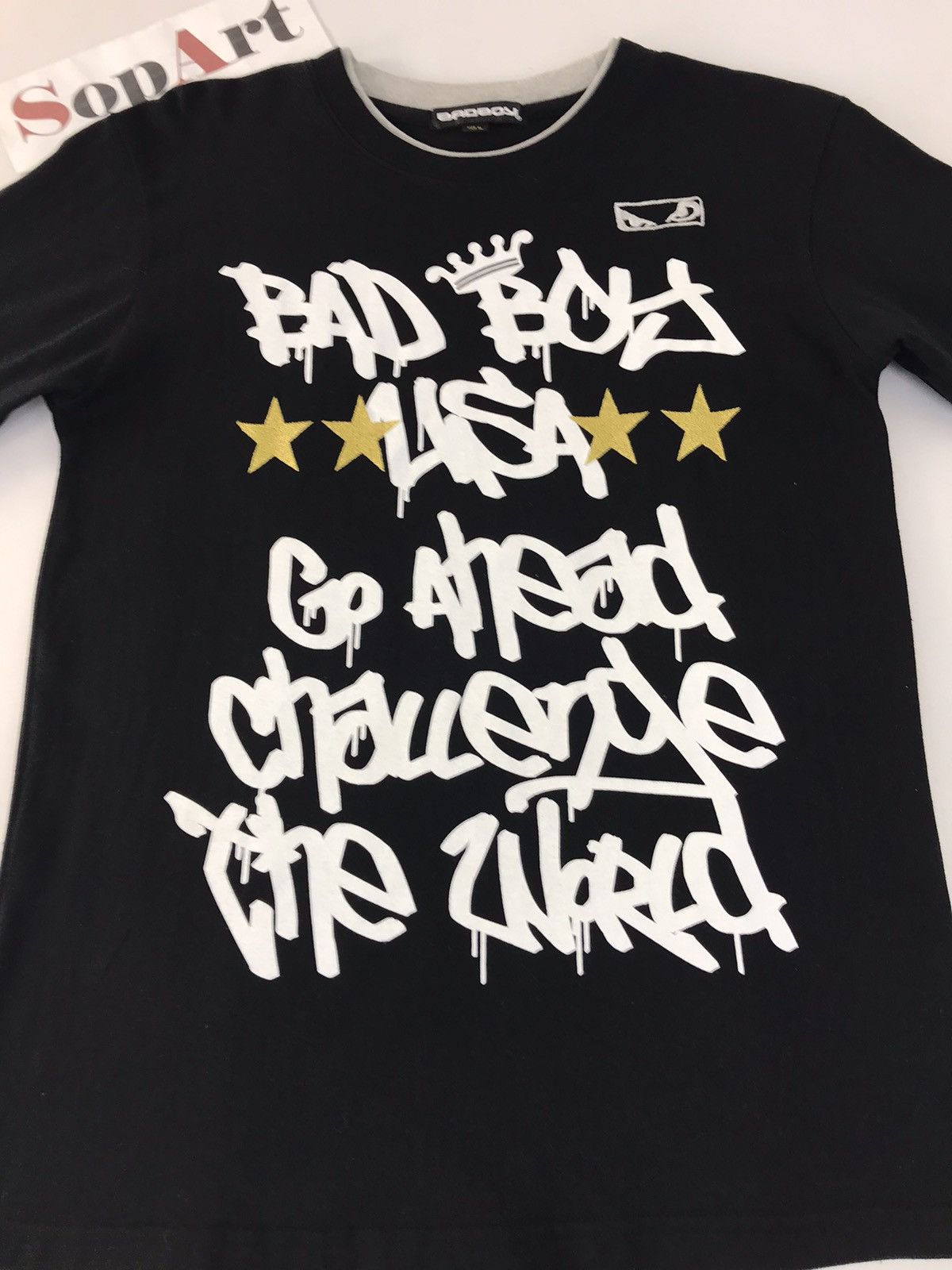 Japanese Brand Badboy Usa linked arms Logo Tee Style Size US M / EU 48-50 / 2 - 3 Thumbnail