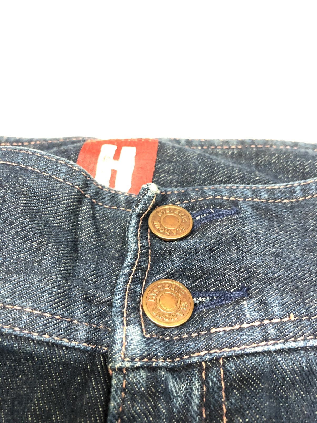 Hysteric Glamour × Japanese Brand × Vintage FLARE VINTAGE HYSTERIC GLAMOUR BLUE DENIM Size US 28 / EU 44 - 9 Thumbnail