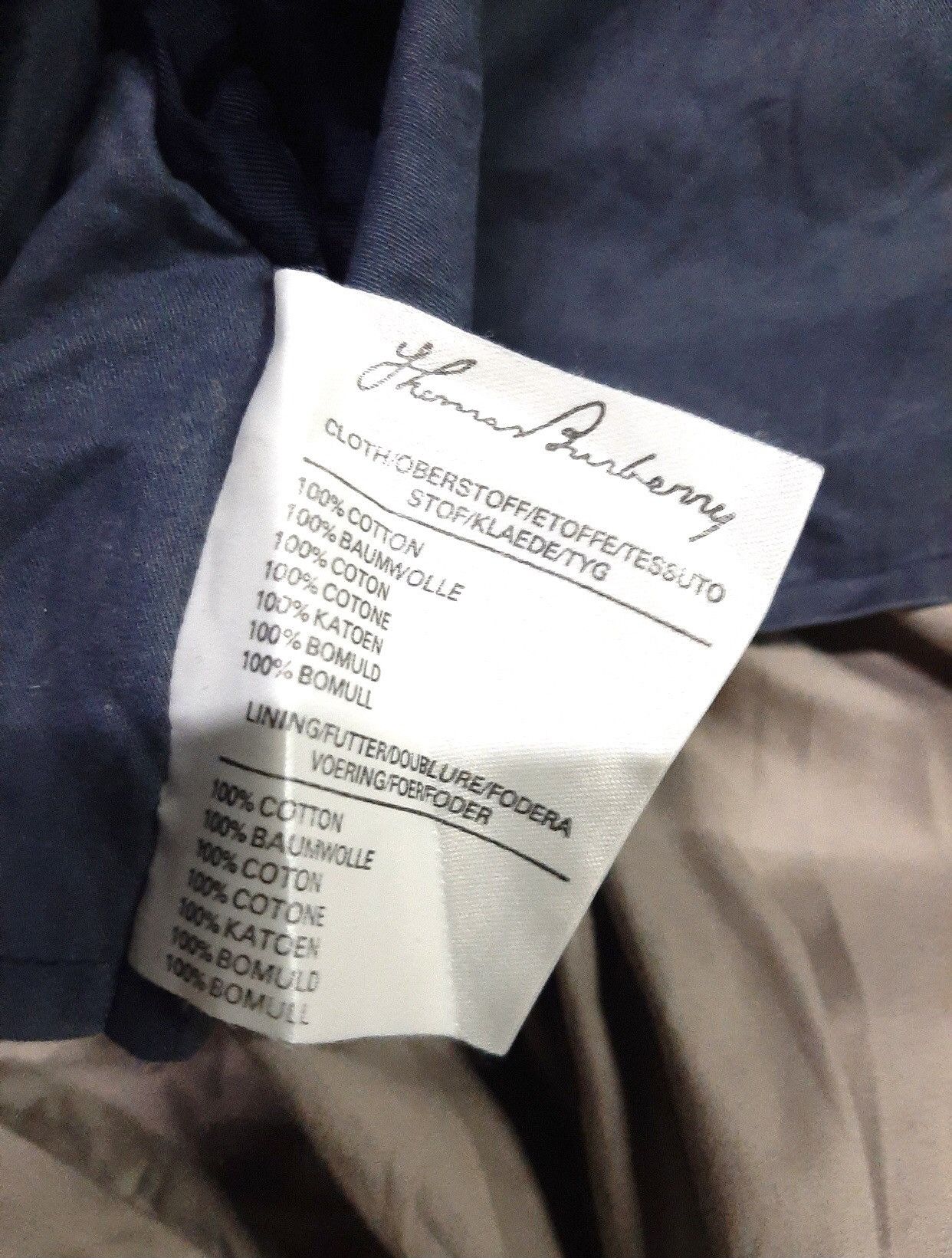 Burberry × Designer VINTAGE THOMAS BURBERRY TRENCH COAT Size US L / EU 52-54 / 3 - 4 Thumbnail