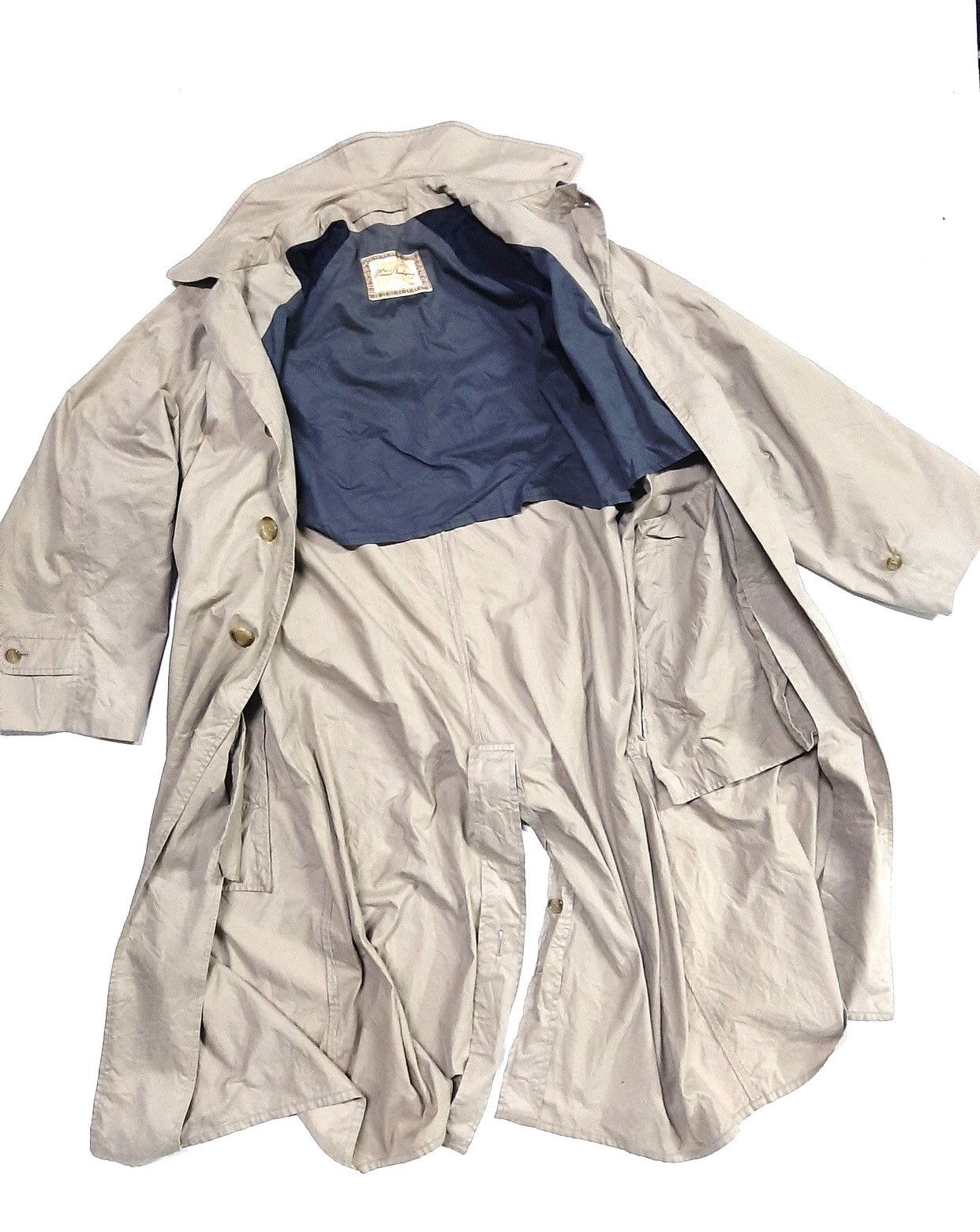 Burberry × Designer VINTAGE THOMAS BURBERRY TRENCH COAT Size US L / EU 52-54 / 3 - 1 Thumbnail