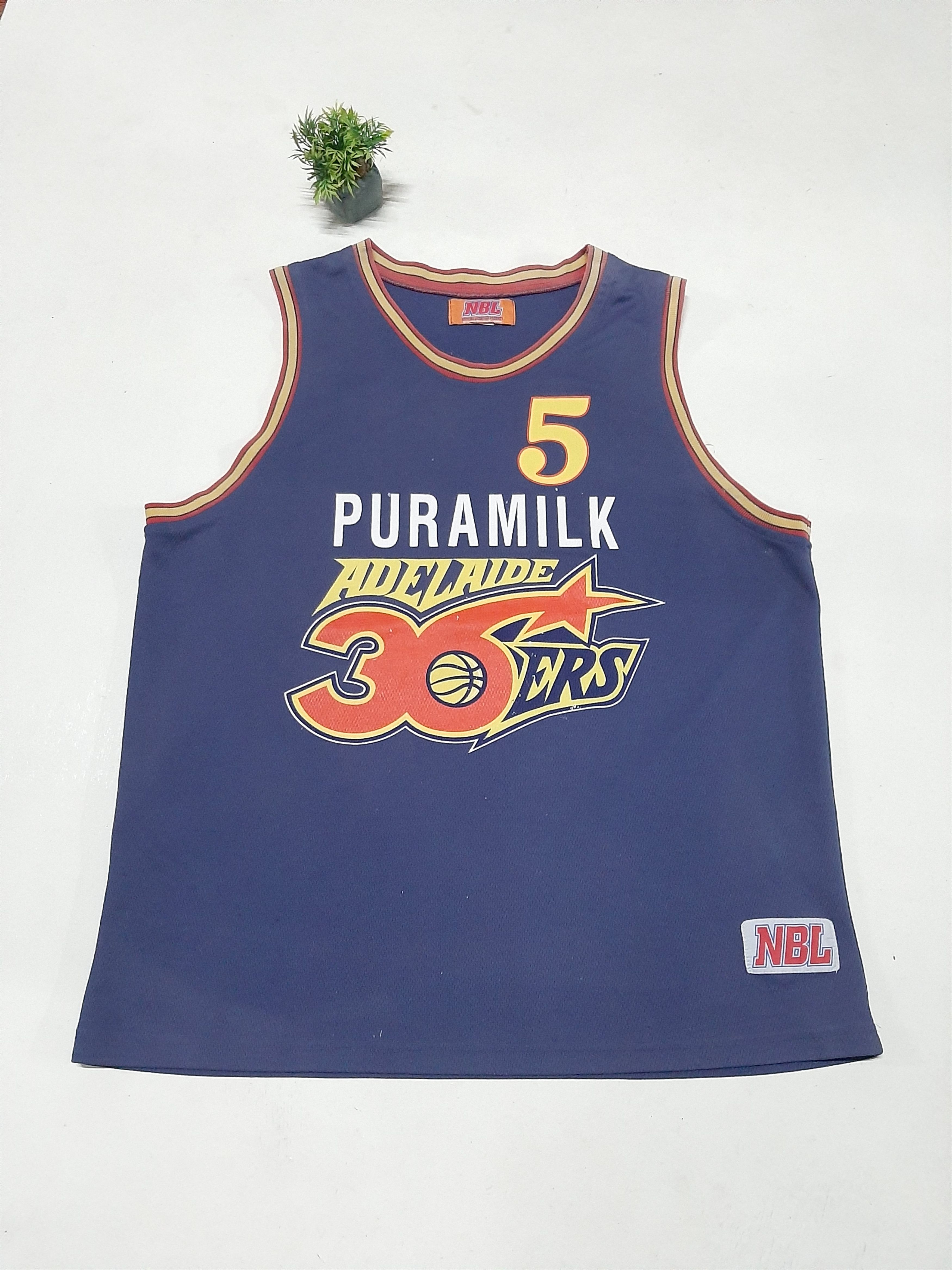 NBA × Vintage VINTAGE NBL JERSEY PURAMILK MAHER TANK TOP.. Size US XL / EU 56 / 4 - 1 Thumbnail