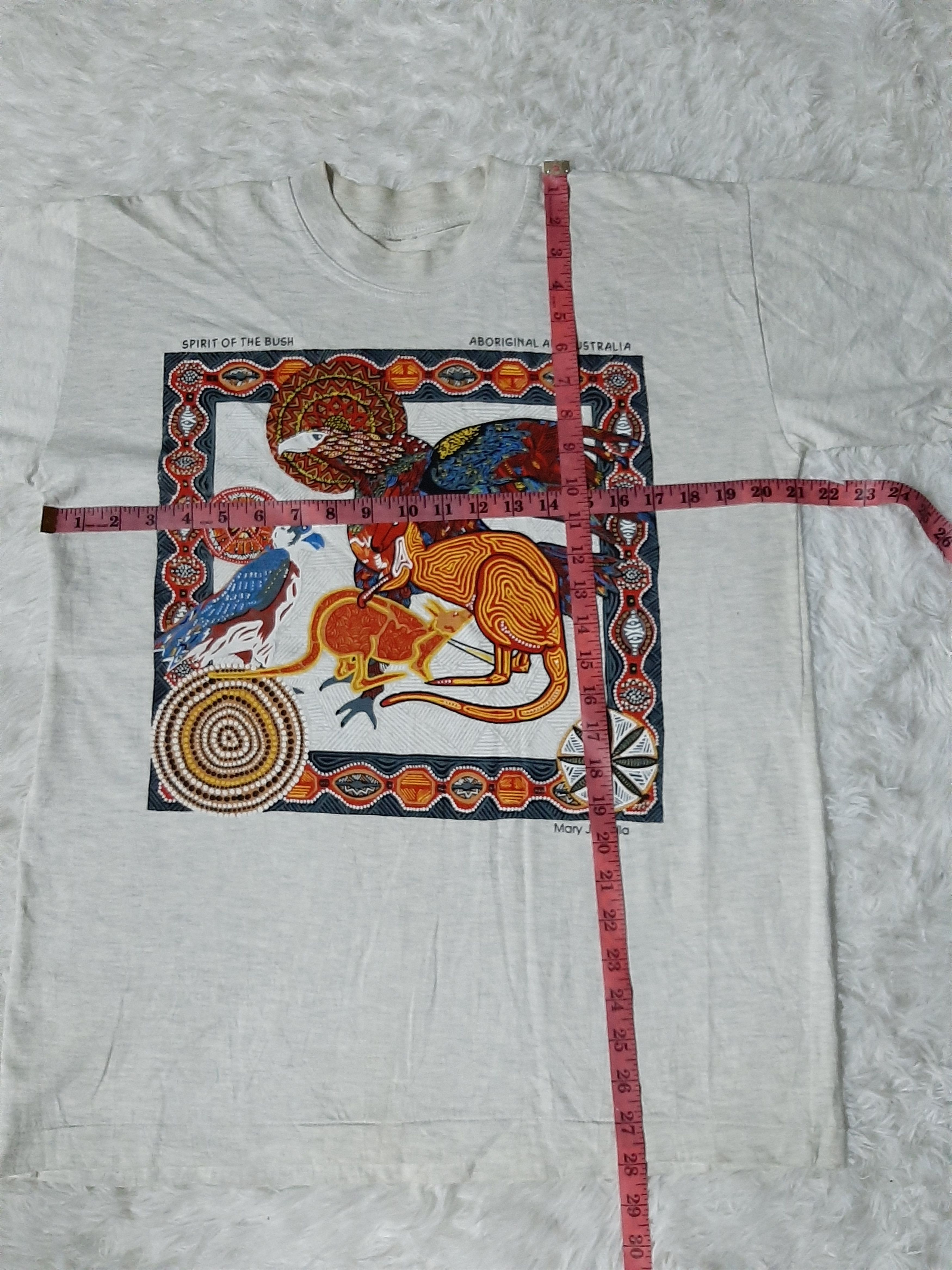 Vintage VINTAGE 90s ABORIGINAL ART AUSTRALIA SINGLE STICH TEE.. Size US L / EU 52-54 / 3 - 7 Thumbnail