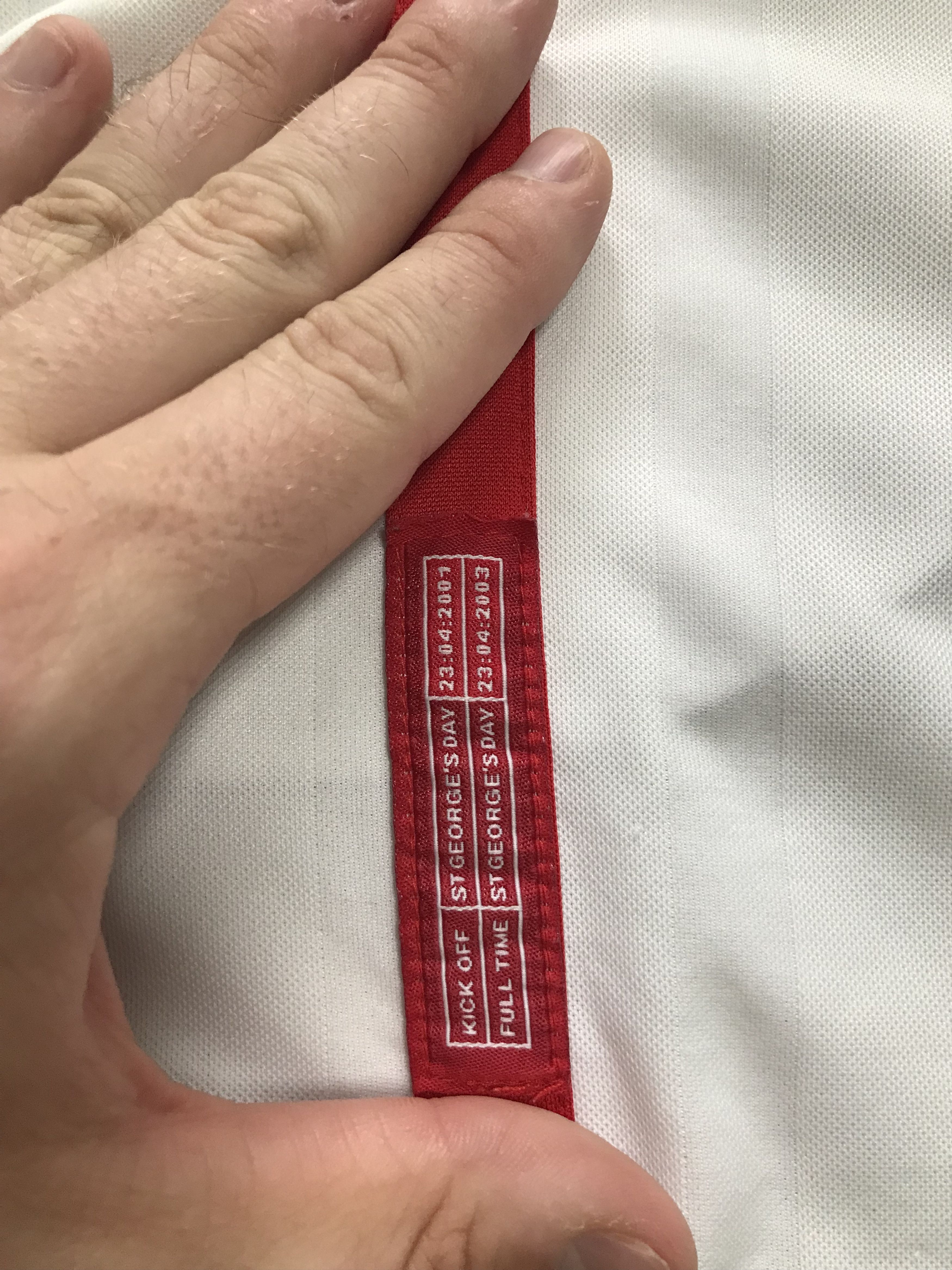 Umbro Umbro Jersey National Team England 2001-2003 year Size US XL / EU 56 / 4 - 5 Thumbnail
