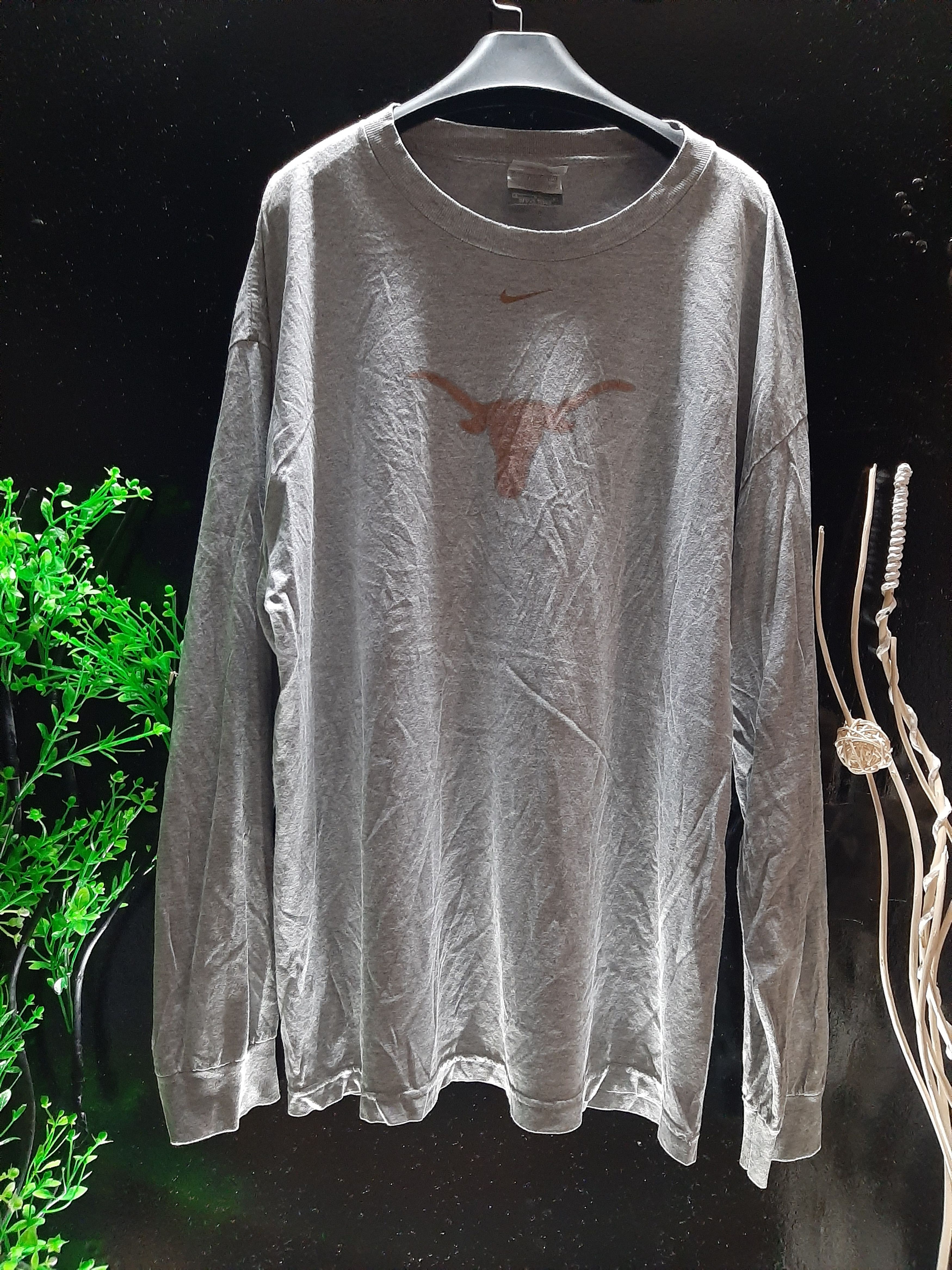 Nike × Vintage VINTAGE NIKE TEXAS LONGHORNS LOGO FOOTBALL LONG SLEEVE Size US L / EU 52-54 / 3 - 1 Thumbnail