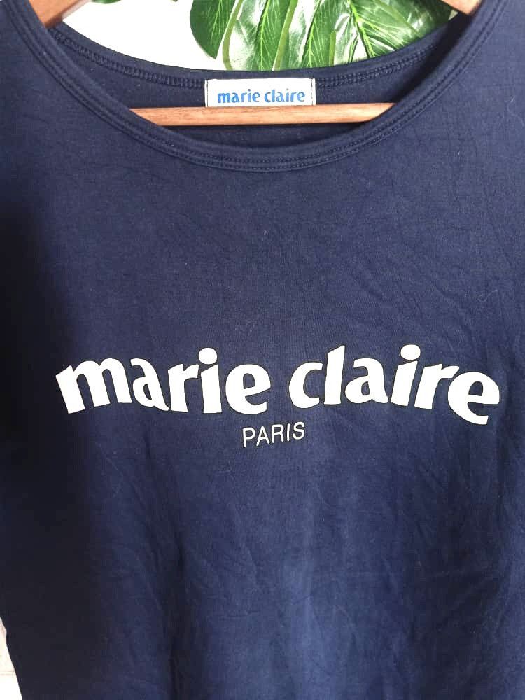 Designer × Vintage VINTAGE MARIE CLAIRE PARIS SPELL OUT TEE Size US M / EU 48-50 / 2 - 2 Thumbnail