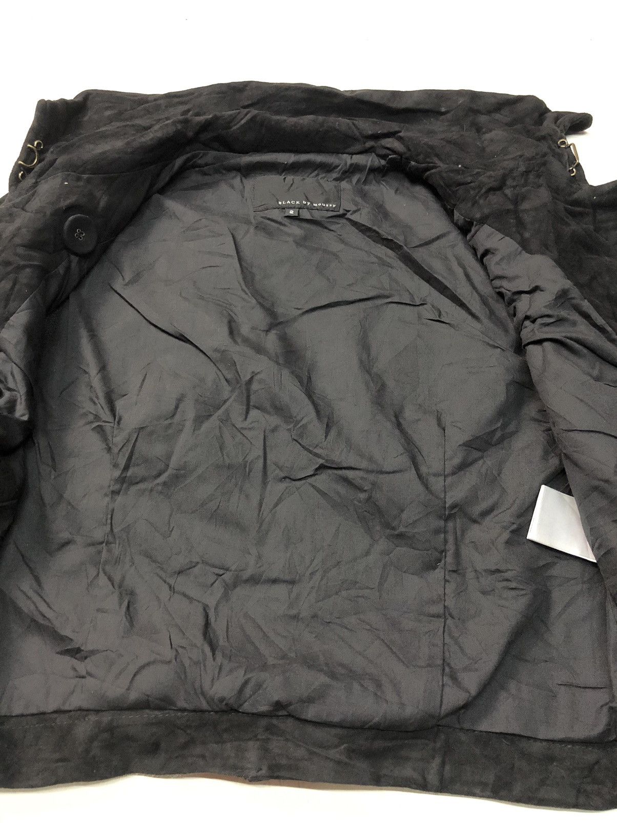 Japanese Brand BLACK BY MOUSSY LEATHER JACKET NWT RETAIL 48,993¥ Size US XS / EU 42 / 0 - 3 Thumbnail