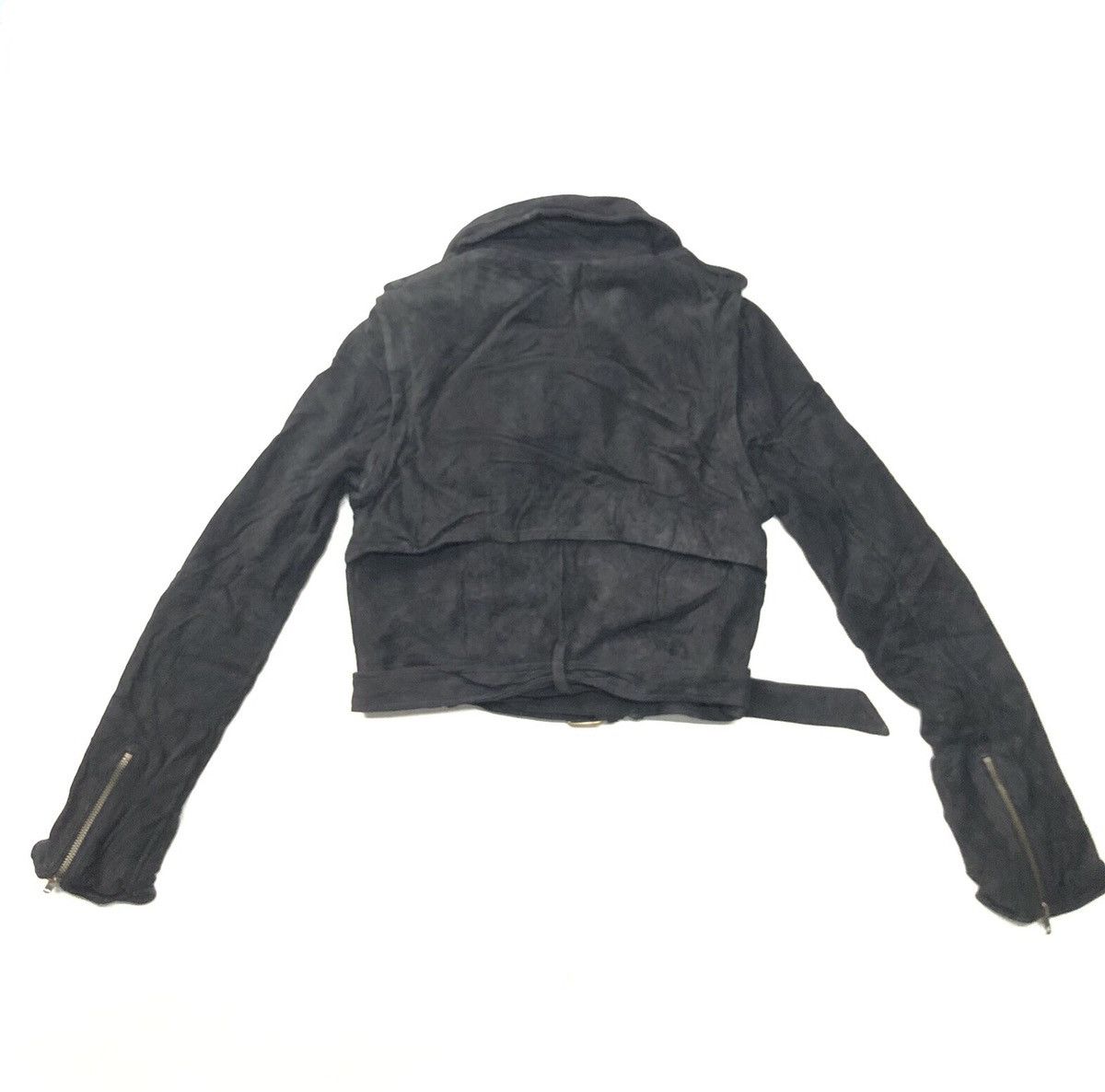 Japanese Brand BLACK BY MOUSSY LEATHER JACKET NWT RETAIL 48,993¥ Size US XS / EU 42 / 0 - 13 Thumbnail