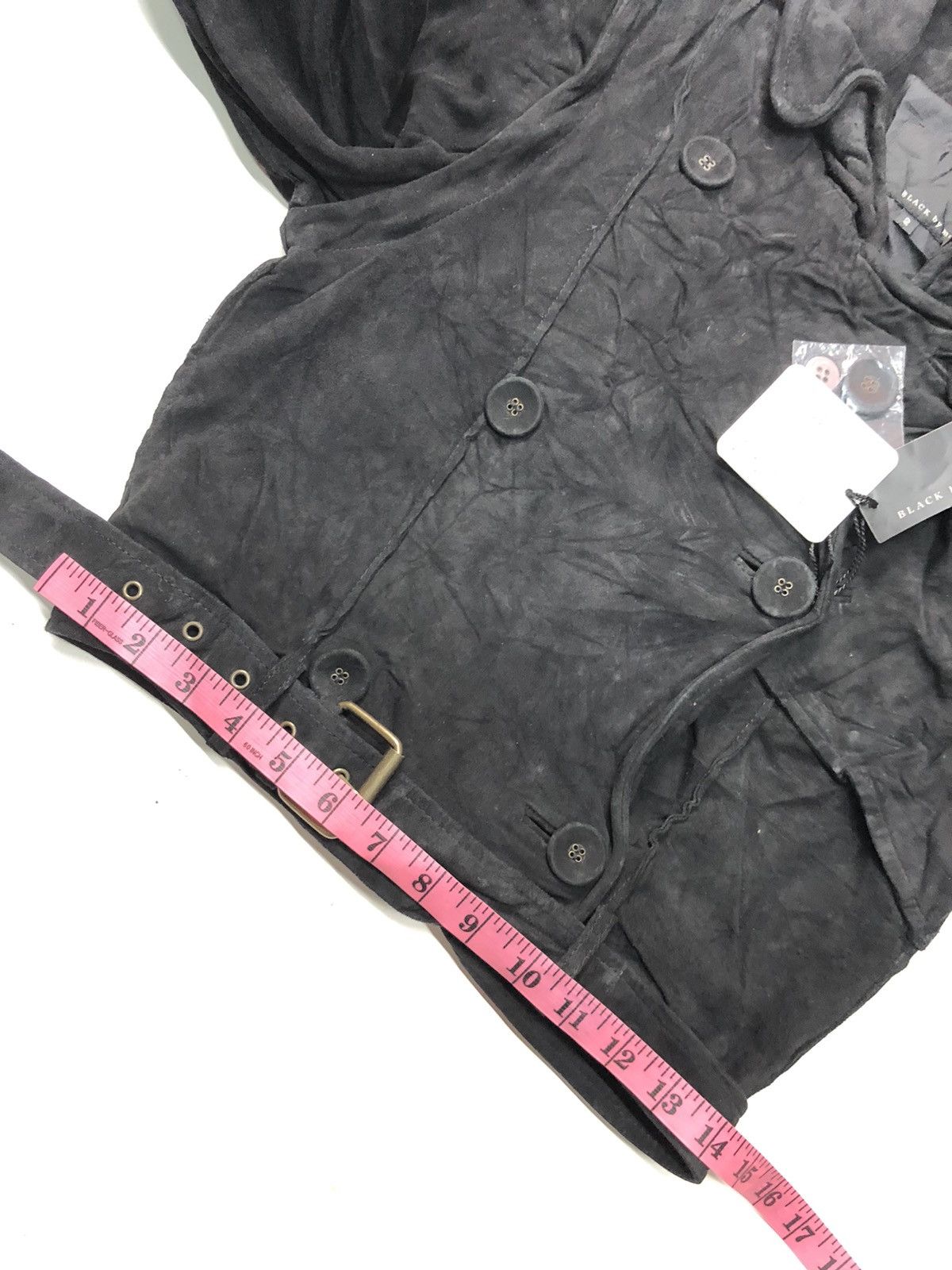 Japanese Brand BLACK BY MOUSSY LEATHER JACKET NWT RETAIL 48,993¥ Size US XS / EU 42 / 0 - 18 Thumbnail