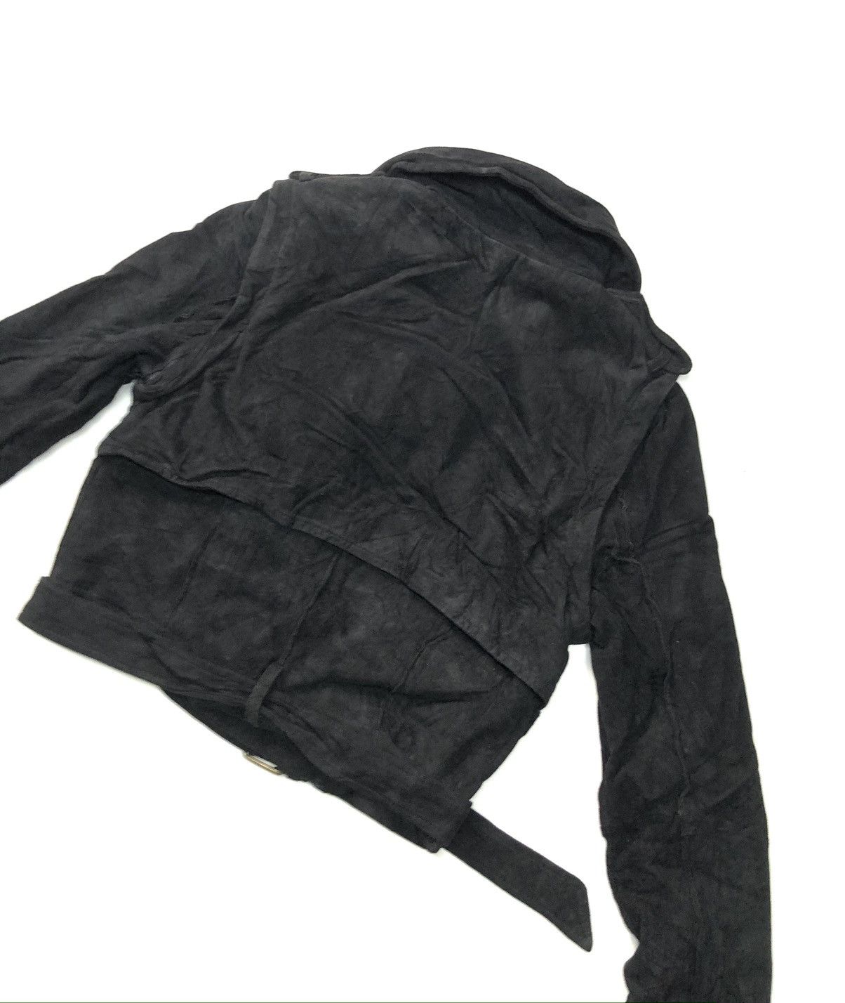 Japanese Brand BLACK BY MOUSSY LEATHER JACKET NWT RETAIL 48,993¥ Size US XS / EU 42 / 0 - 14 Thumbnail