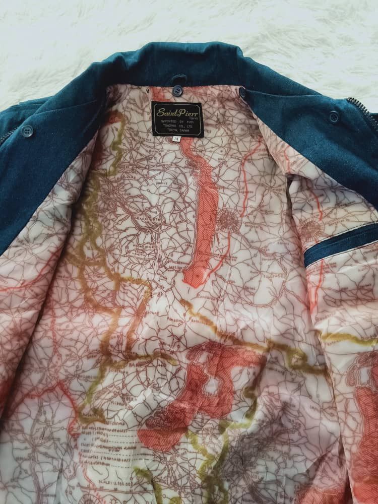 Vintage VINTAGE SAINT PIERR TOKYO DENIM BOMBER JACKET LOT OF PATCHES Size US M / EU 48-50 / 2 - 14 Thumbnail