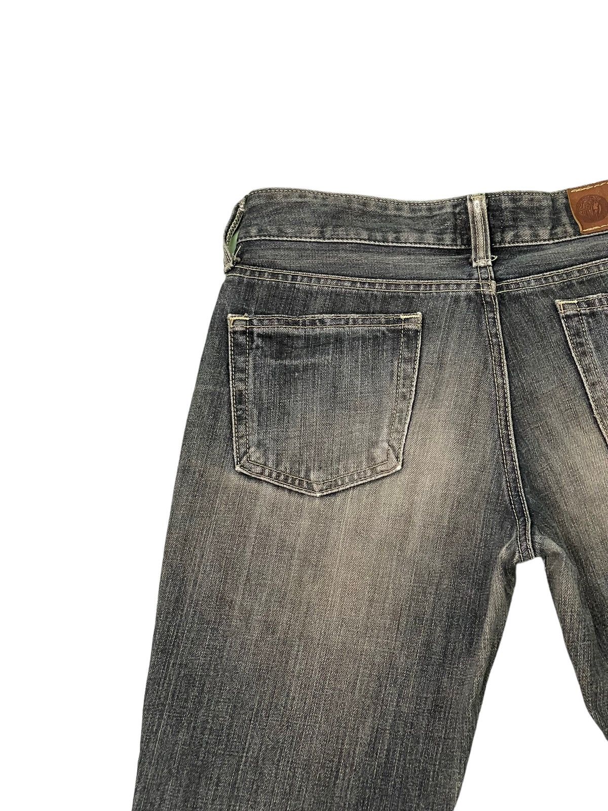 Edwin Flare Jeans Vienus Edwin Japan Distress Denim Boot Cut 1🟦 Size US 29 - 19 Thumbnail