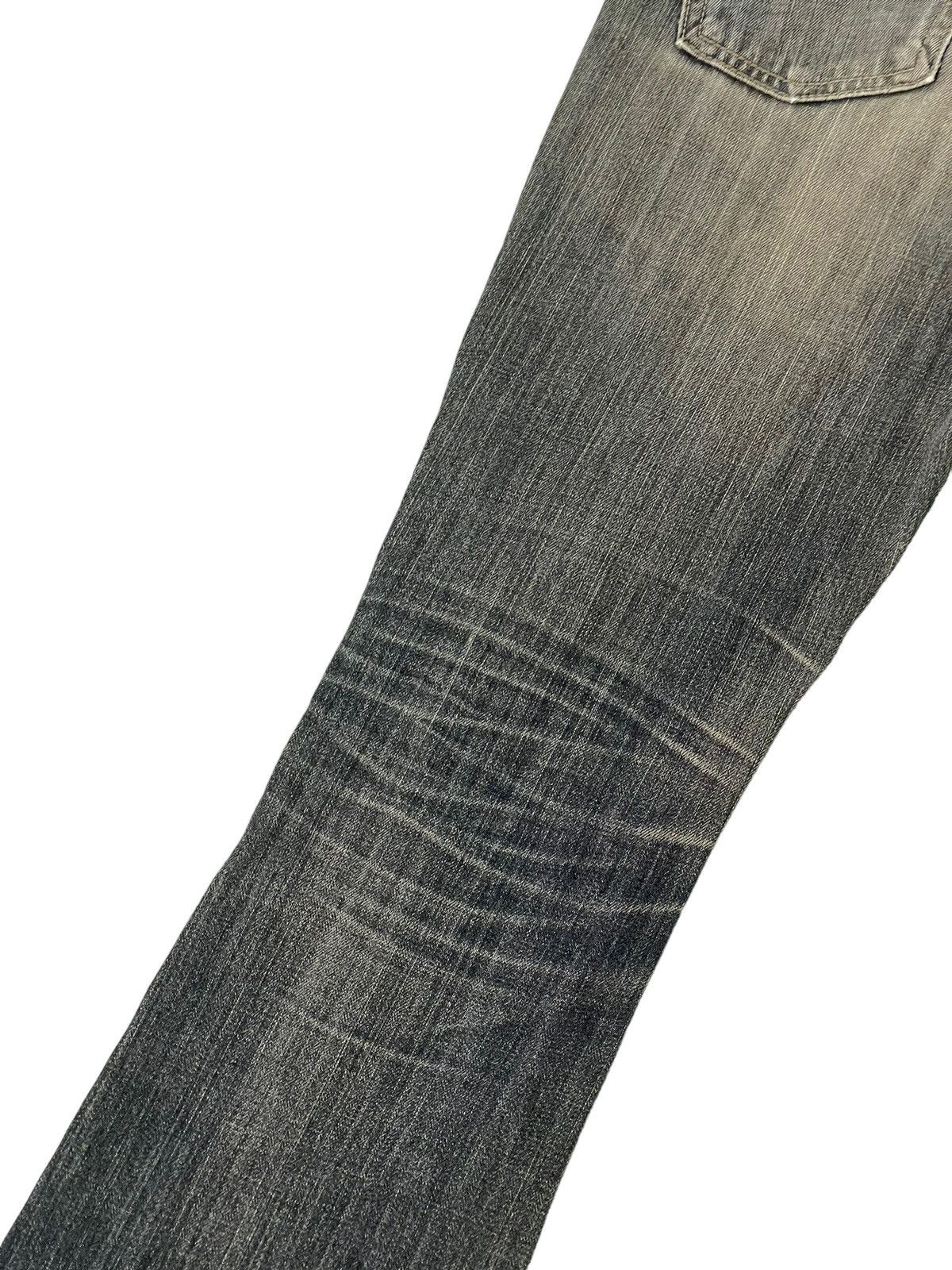 Edwin Flare Jeans Vienus Edwin Japan Distress Denim Boot Cut 1🟦 Size US 29 - 17 Thumbnail