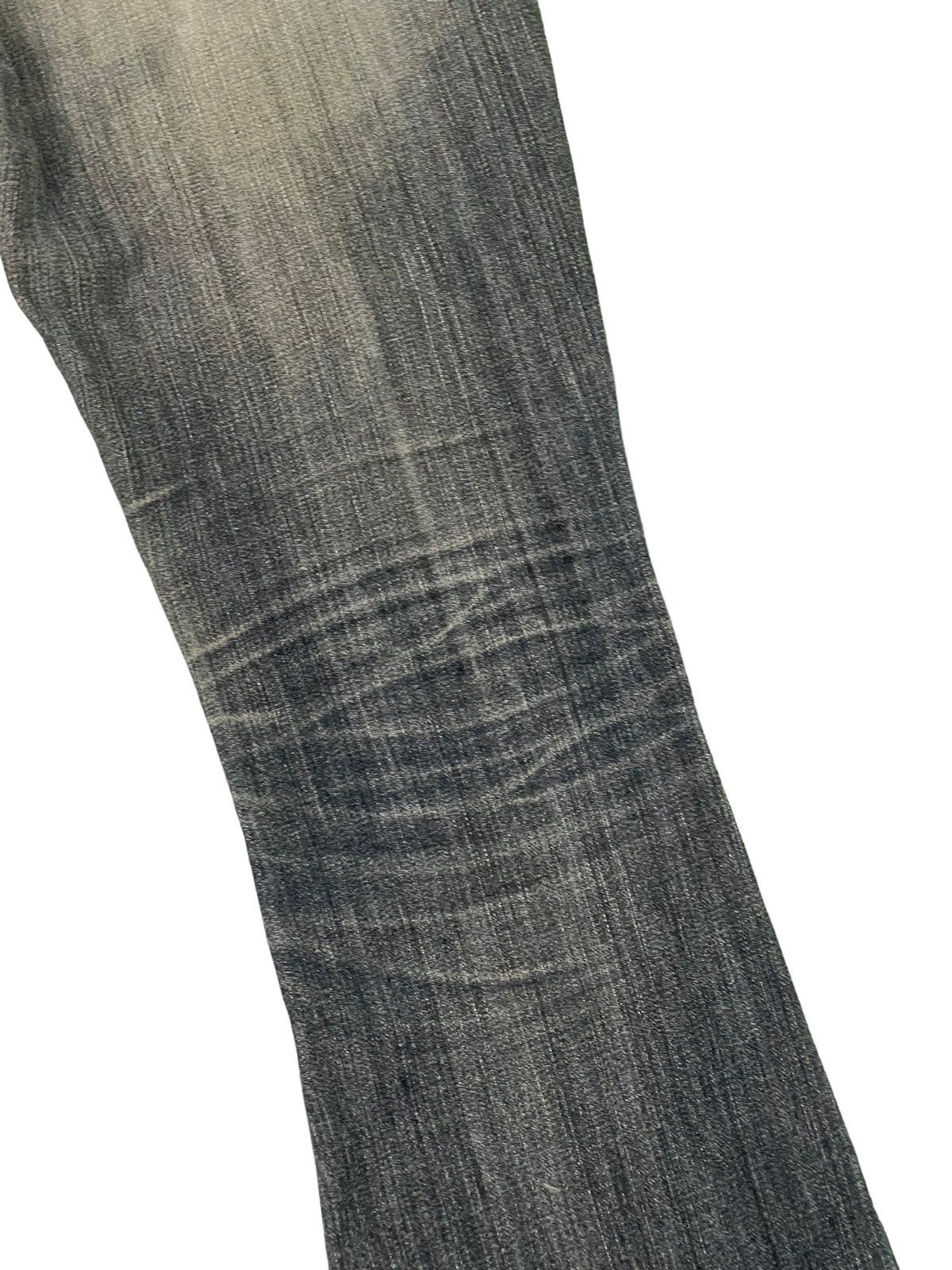 Edwin Flare Jeans Vienus Edwin Japan Distress Denim Boot Cut 1🟦 Size US 29 - 18 Thumbnail
