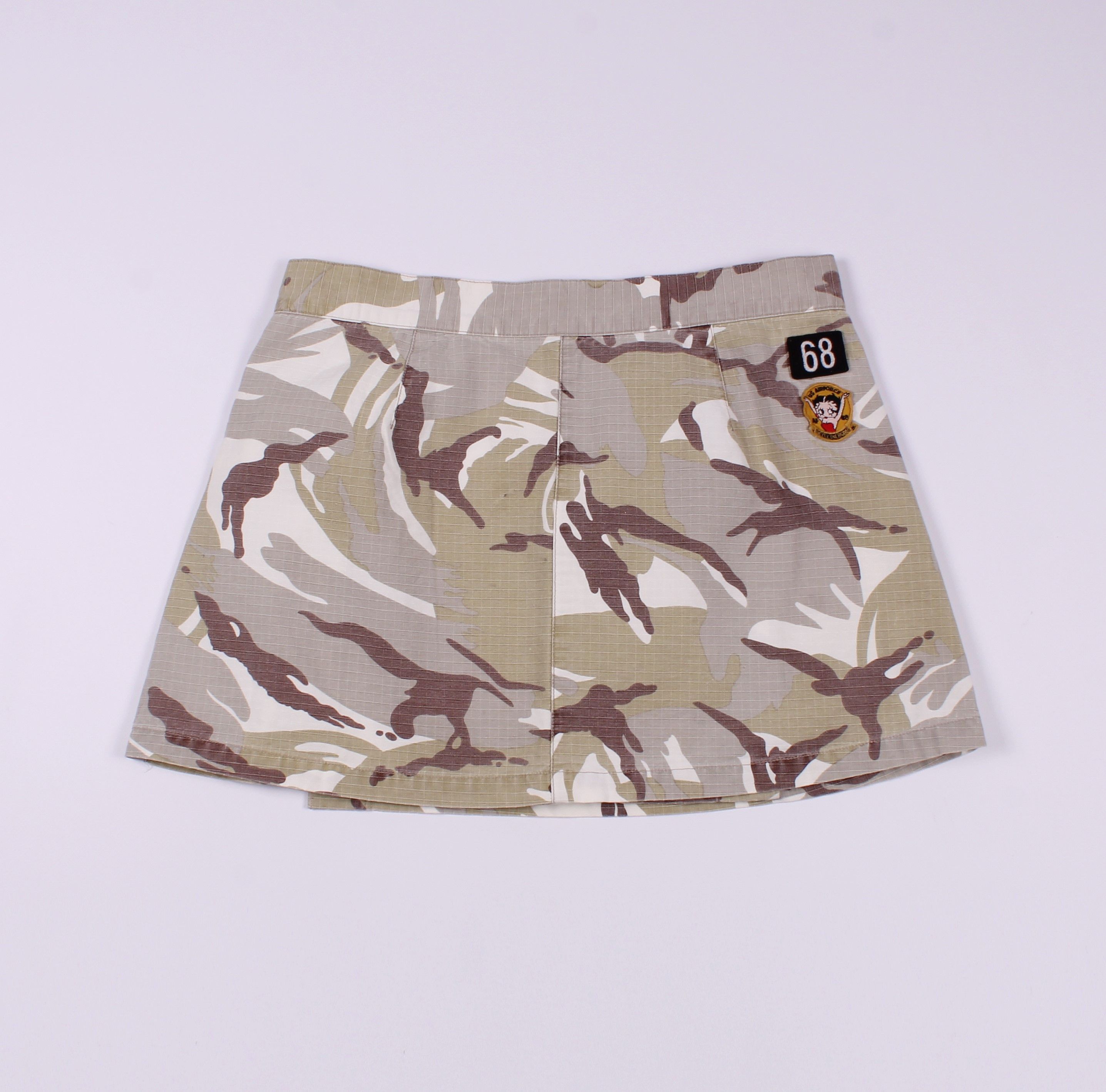 Vintage Vintage Y2K Camo Mini Wrap Skirt Size 29" - 6 Thumbnail